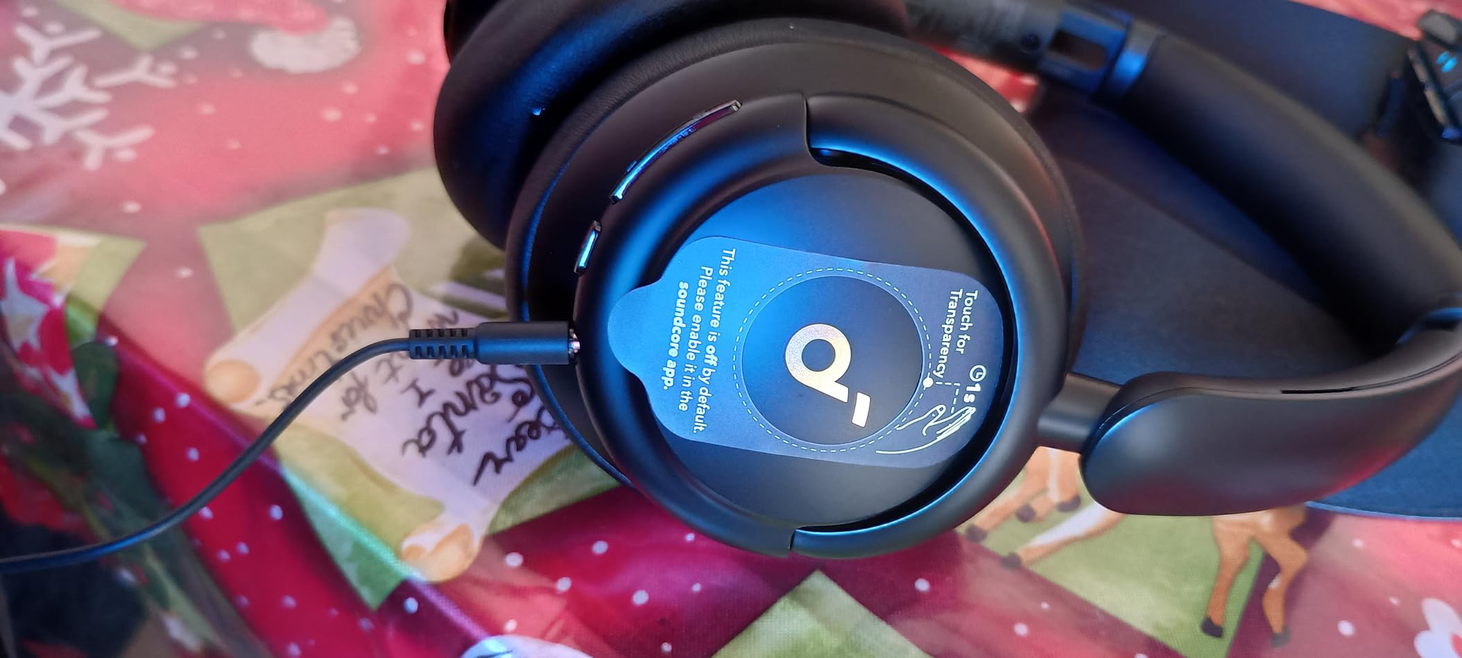 Soundcore by Anker Q30 Hybrid Active Noise Cancelling Headphones with Multiple Modes, Hi-Res Audio, Custom EQ via App, 50H Playtime customer photo 2