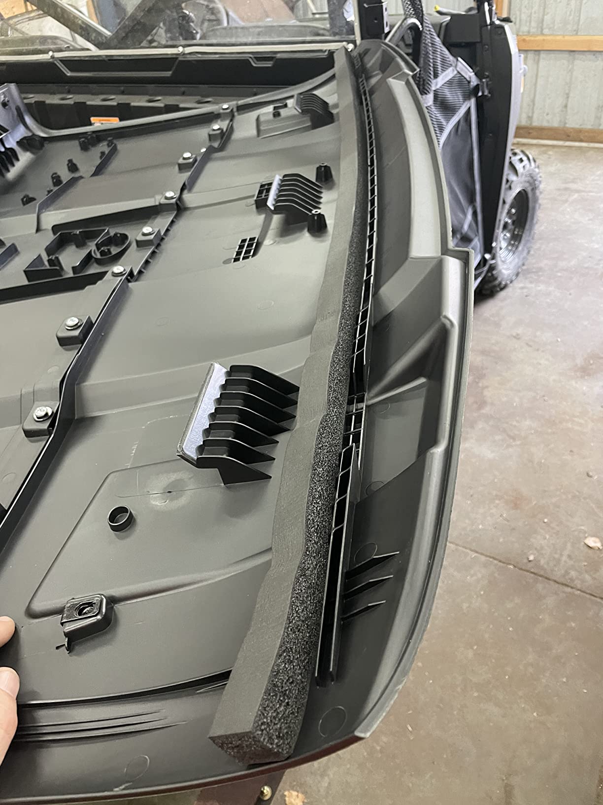 KEMIMOTO Roof Top Hard 3-Seat Compatible with Polaris Ranger XP 1000/1000/ XP 900 Accessories Combination Sport Roof Top Replace #2882911 (NOT Fit 2016+ Full Size 570 Roll Bar Cage) customer photo 2