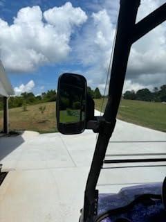 KEMIMOTO UTV Side Mirrors And Center Mirror with 1.6