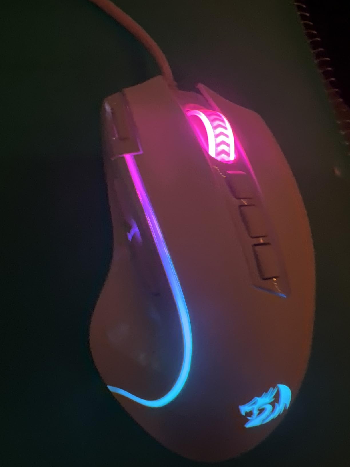 Redragon M612 Predator RGB Gaming Mouse, 8000 DPI Wired Optical Mouse with 11 Programmable Buttons & 5 Backlit Modes, Software Supports DIY Keybinds Rapid Fire Button customer photo 2