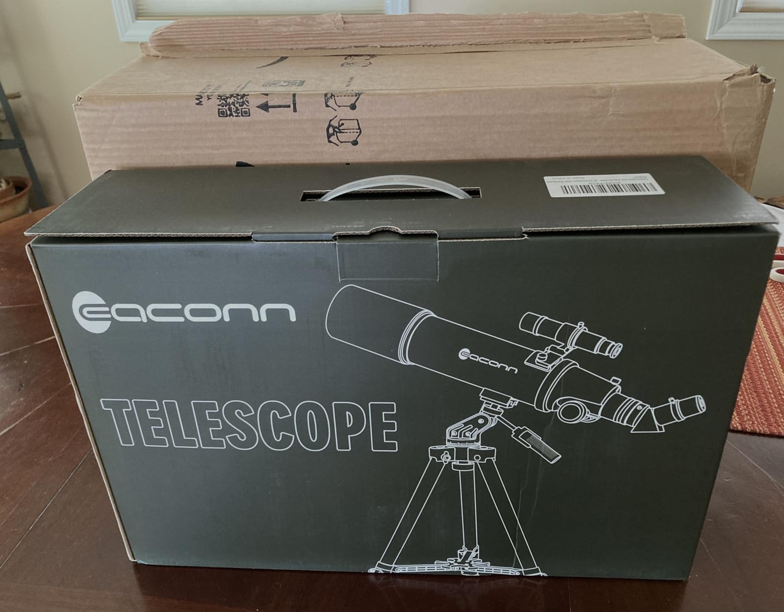 Telescopes for Adults Astronomy, 80mm Aperture 600mm Refractor Telescope for Kids & Beginners, Compact and Portable Travel Telescopio with Backpack customer photo 1