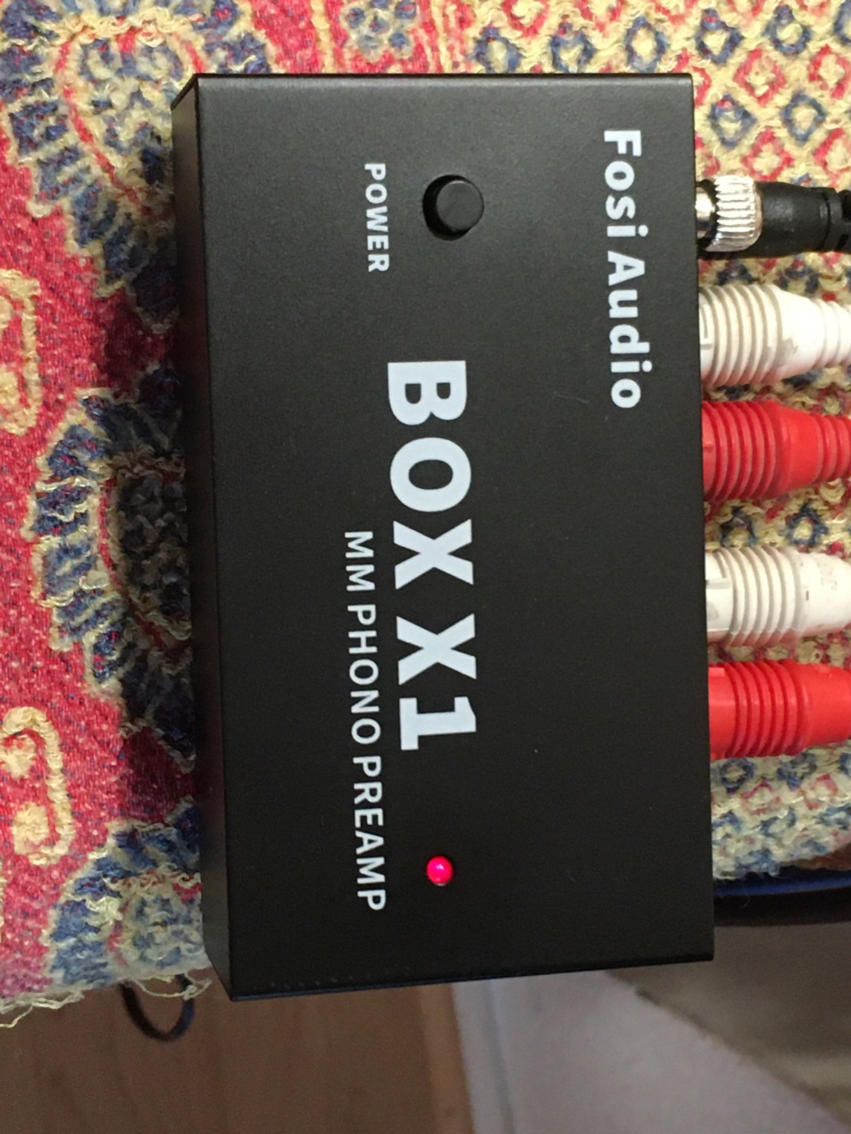 Fosi Audio Box X1 Phono Preamp for MM Turntable Mini Stereo Audio Hi-Fi Phonograph/Record Player Preamplifier with 3.5MM Headphone and RCA Output with DC 12V Power Supply customer photo 2