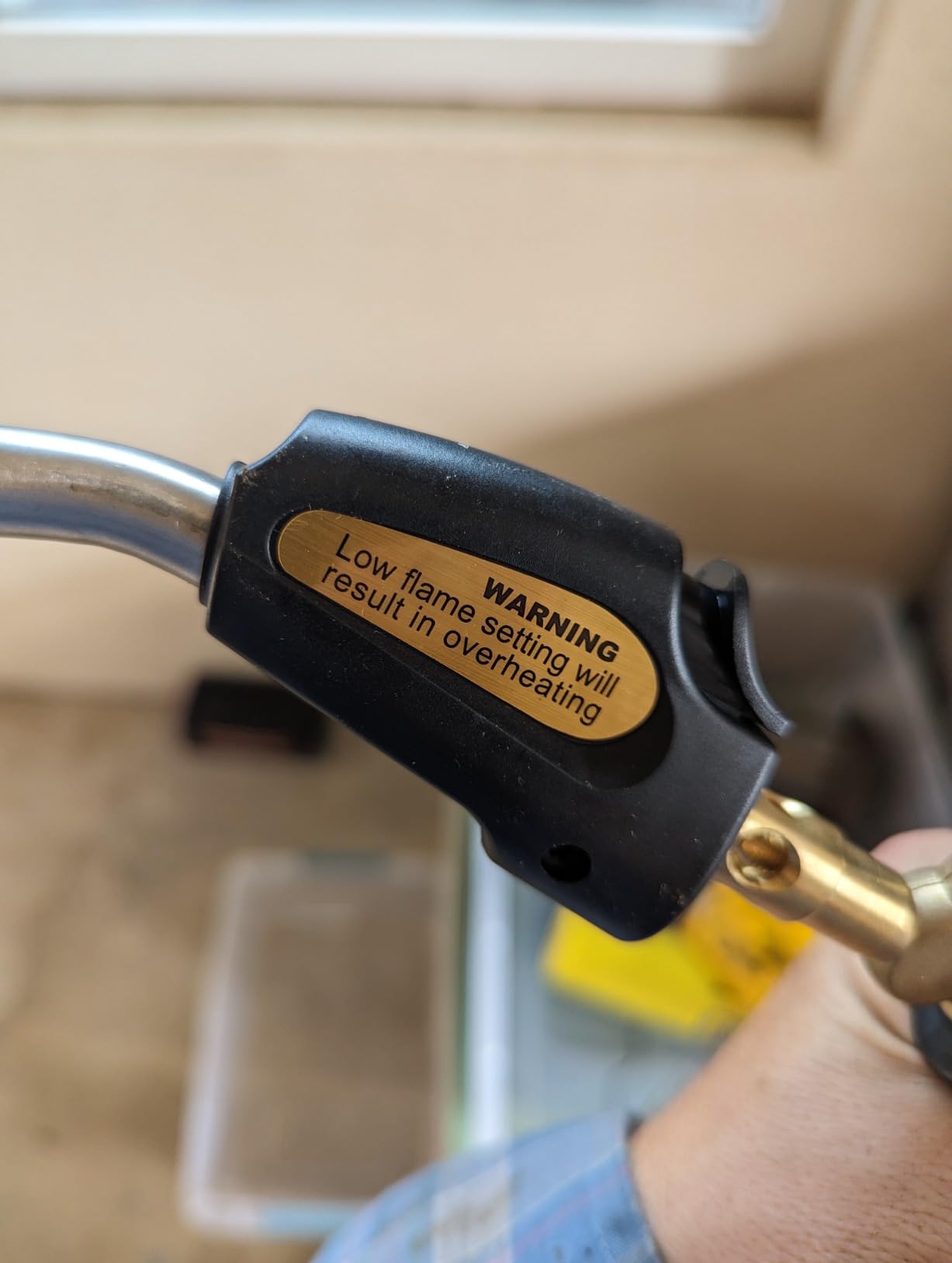 Propane Torch Hose Kit, Mapp Gas Torch Heat 3600℉ Map Gas Torch Kit Trigger Start & Heat Adjustment, Soldering Welding Torch Fuel by MAPP, Map/Pro,Propane(Includes Cylinder Clip) customer photo 1