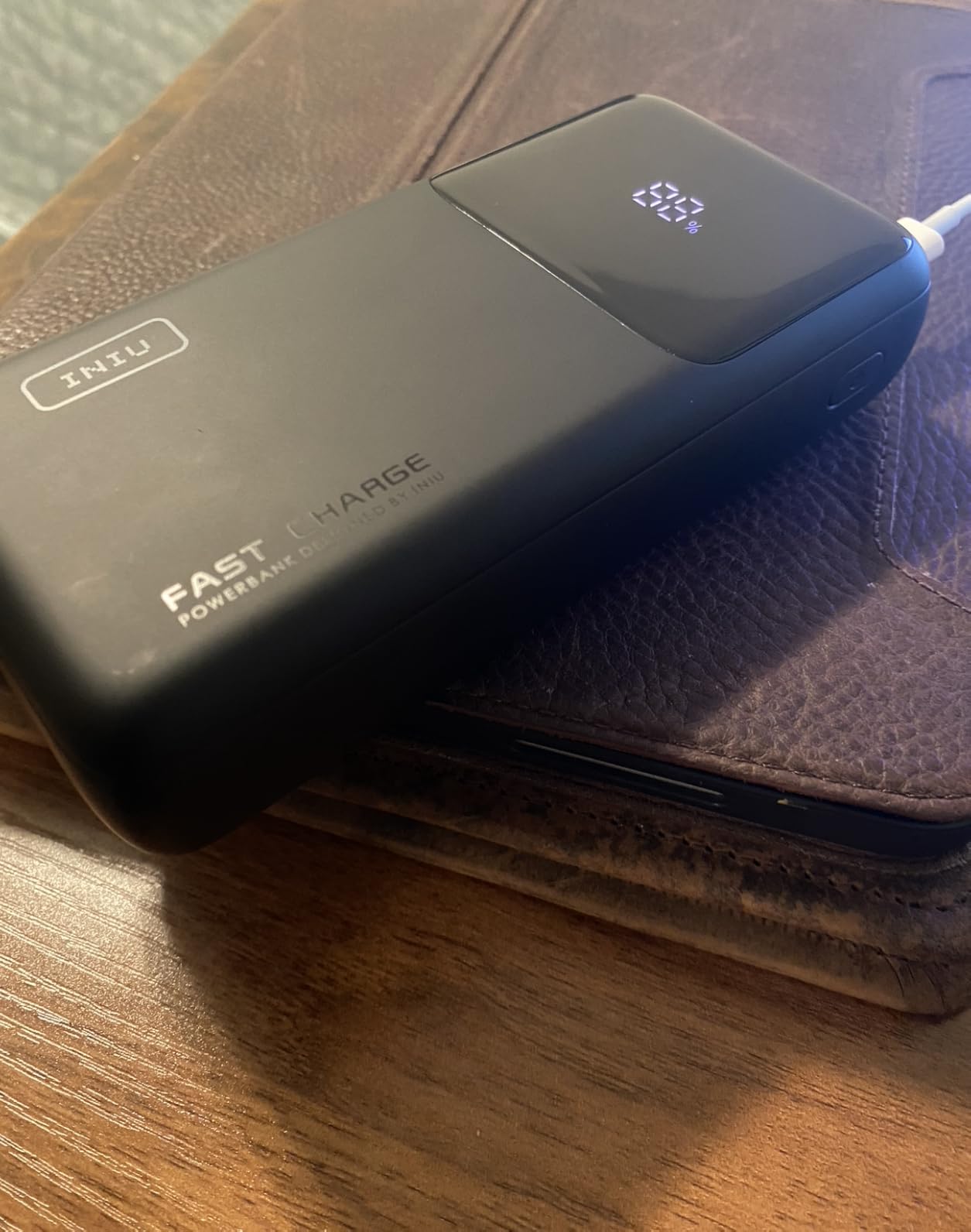 INIU Power Bank, 25000mAh 100W USB C Laptop Portable Charger, PD QC Fast Charging 3-Output Battery Pack customer photo 2