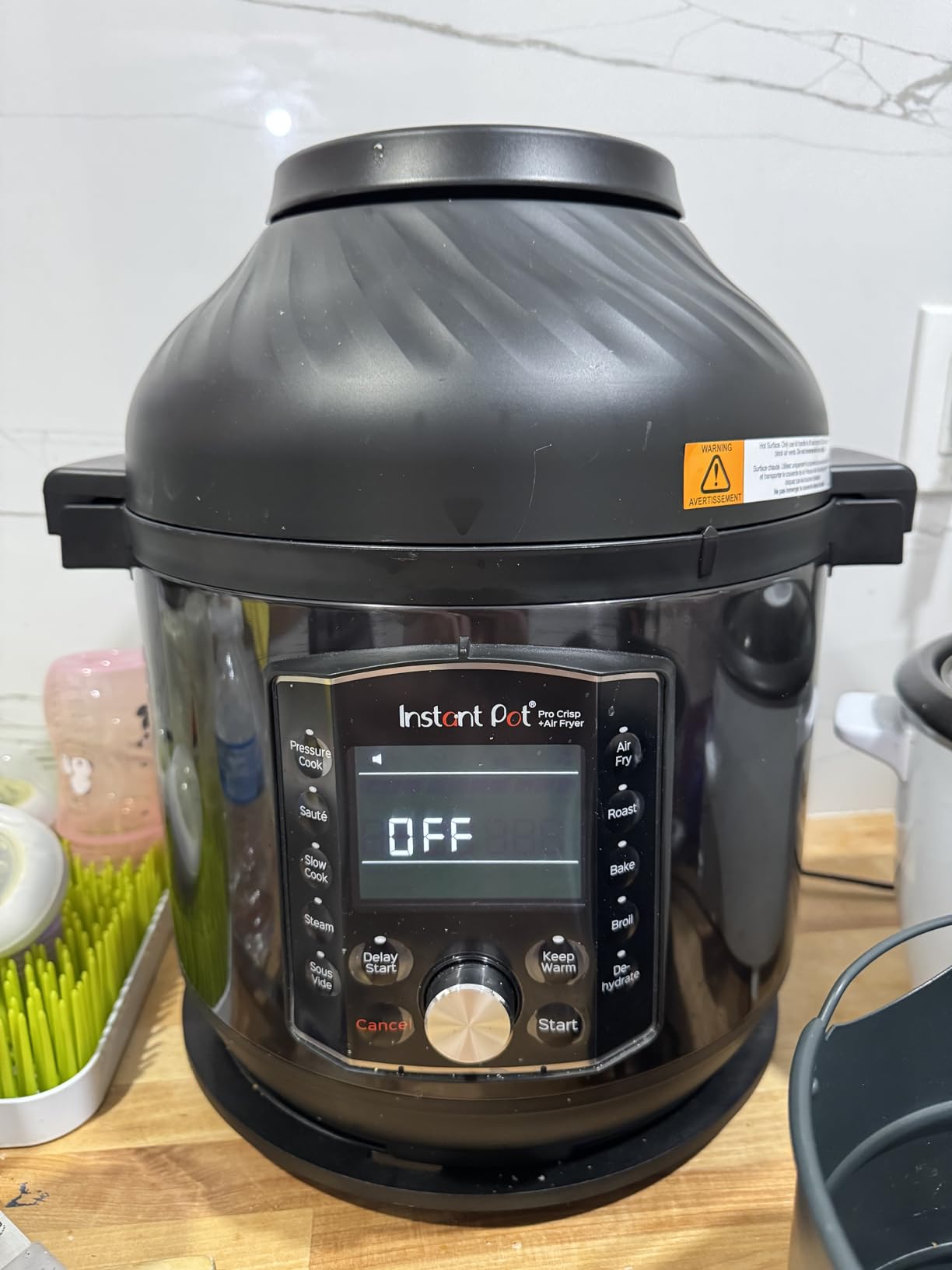 Instant Pot Duo Crisp 11-in-1 Air Fryer and Electric Pressure Cooker Combo with Multicooker Lids that Air Fries, Steams, Slow Cooks, Sautés, Dehydrates, & More, Free App With Over 800 Recipes, 6 Quart customer photo 1