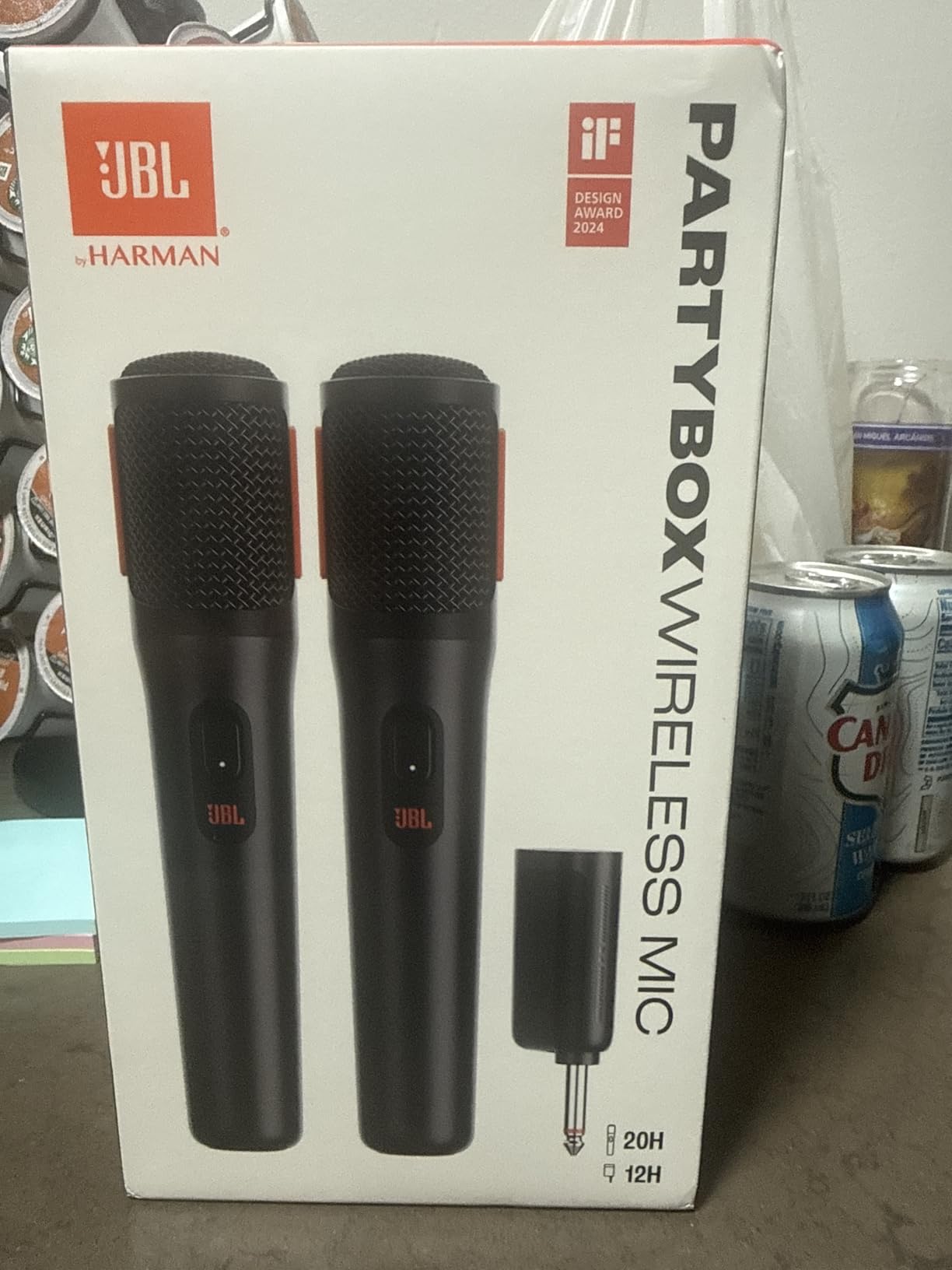 JBL Wireless Two Microphone System with Dual-Channel Receiver, Black customer photo 2