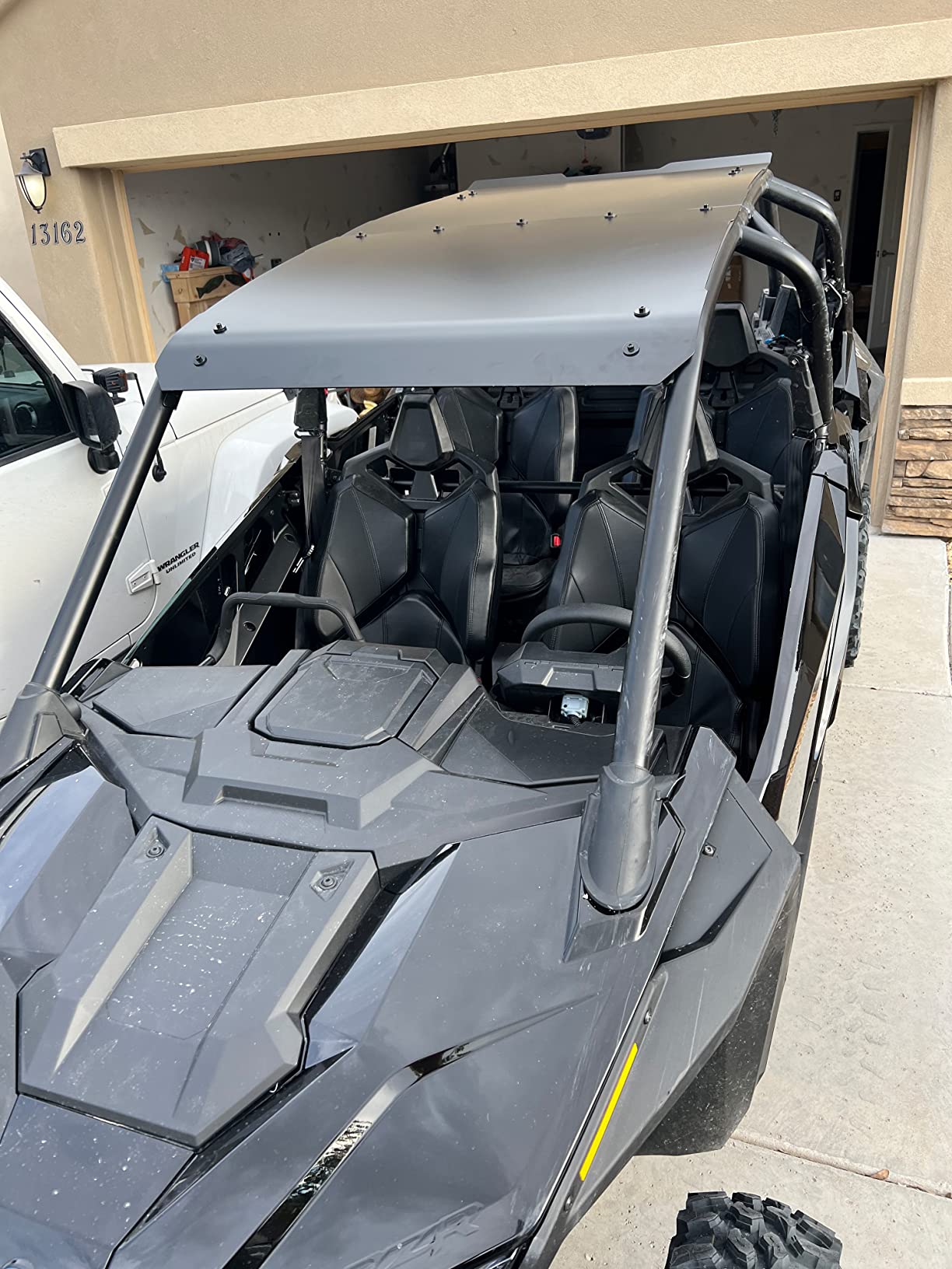 A & UTV PRO PRO XP 4 Roof for RZR,Aluminum Roof Top Compatible with 2020 2021 2022 2023 2024 2025 2026 Polaris RZR PRO XP 4 Ultimate Sport Premium LE #2883990-458, 2022-2024 RZR Turbo R 4, 4 Seater customer photo 2