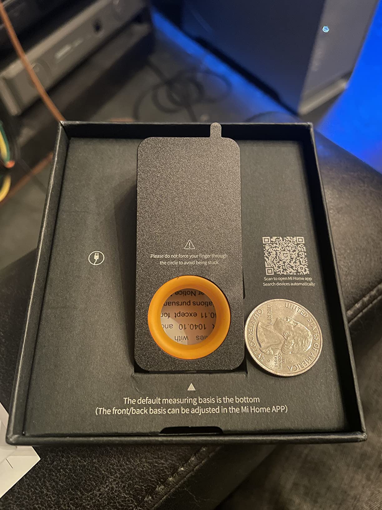 HOTO Pocket-Size Laser Measuring Tool, Gifts for Men, 98Ft Digital Laser Tape Measure ±2mm Accuracy, USB-C Rechargeable, OLED Display, Ft/M/in Unit Switch, Real-time Data Sync, Cool Gadgets & Home Use customer photo 1