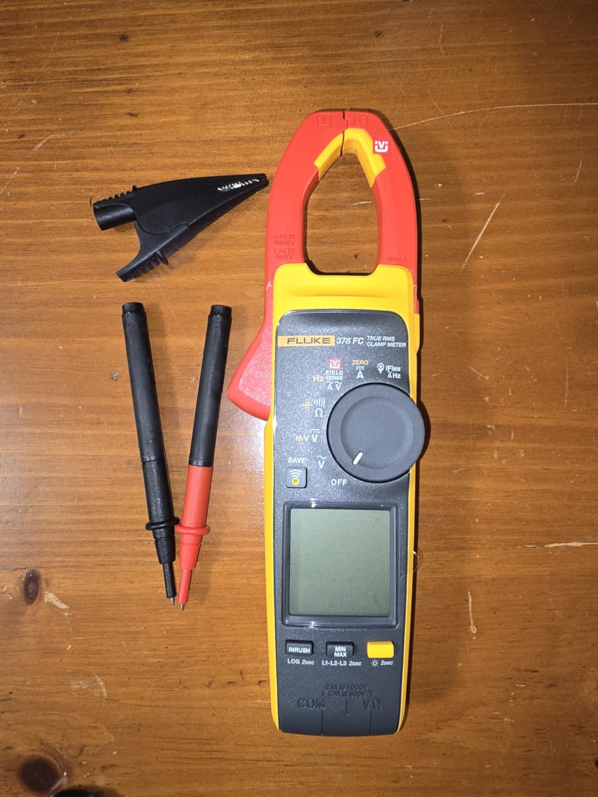 Fluke 378FC AC/DC TRMS Non-Contact Voltage Wireless Clamp w/PQ Indicator & iFlex customer photo 1