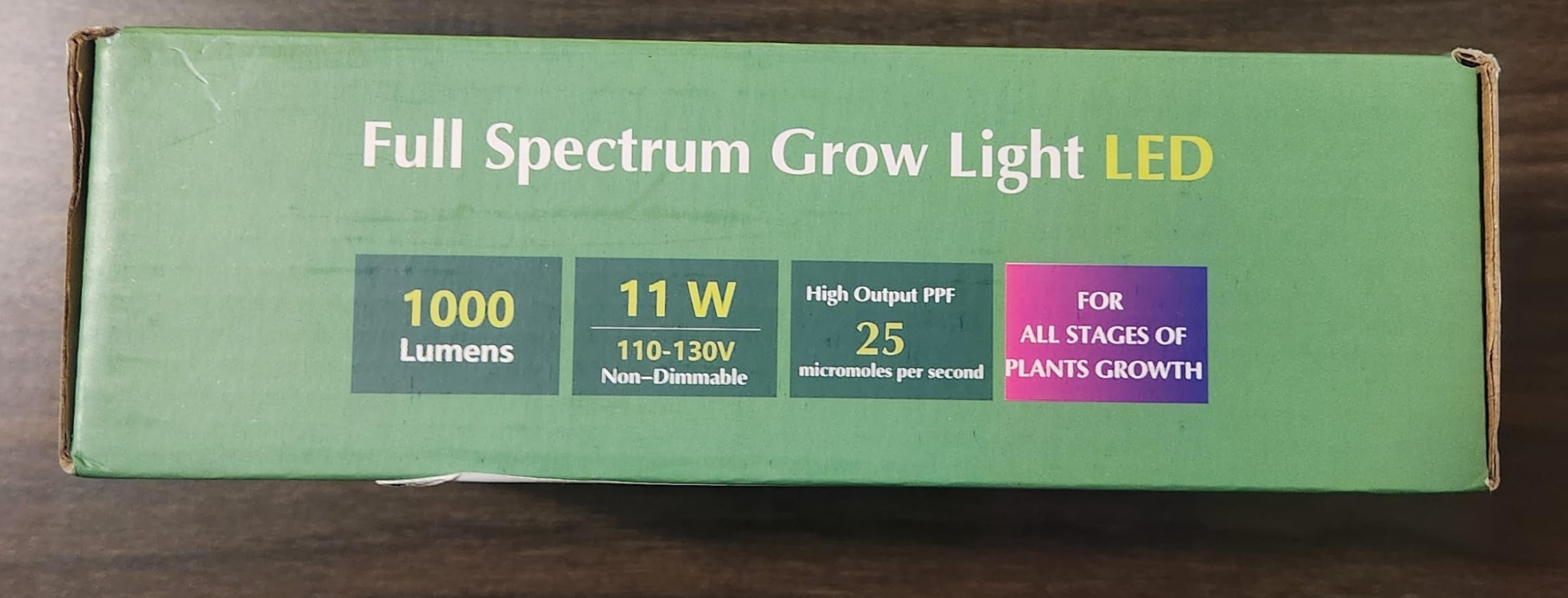 Grow Light Bulbs, Briignite LED Grow Light Bulb A19 Bulb, Full Spectrum Grow Light Bulb, Plant Light Bulbs E26 Base, 11W Grow Bulb 100W Equivalent, Grow Light for Indoor Plants, Seed Starting, 2Pack customer photo 2