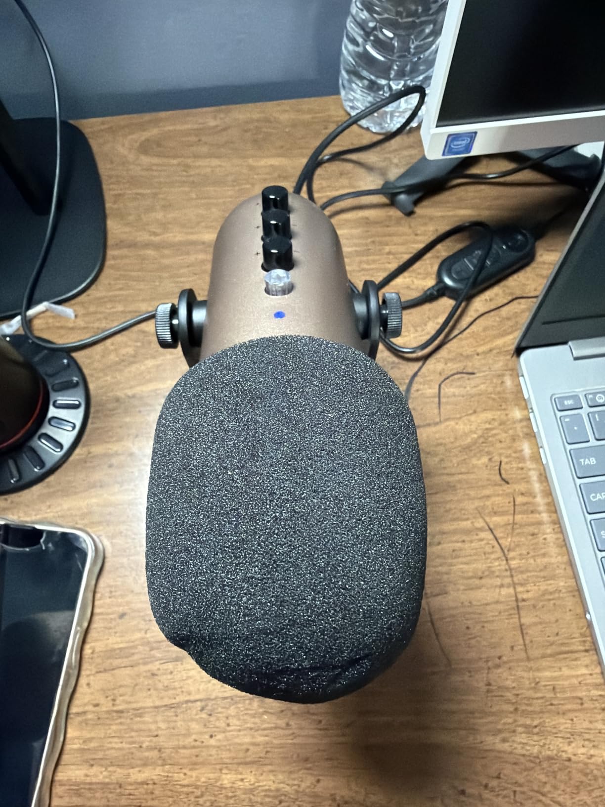 ZealSound Podcast Microphone for PC, Noise Cancellation USB Mic with Gain, Volume Adjustment & Mute Button, Monitoring & Echo, for YouTube, TikTok, Podcasting, Streaming, iPhone, iPad, Android, Mac customer photo 1