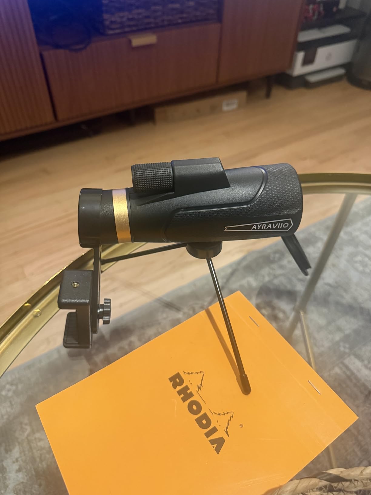 Birthday Gifts for Men Dad Husband Him Young, 12x60 Powerful Monocular Telescope with Phone Adapter & Tripod, SMC & BAK4 Prism, for Fathers Day, Hiking Gifts for Outdoors Lover customer photo 2