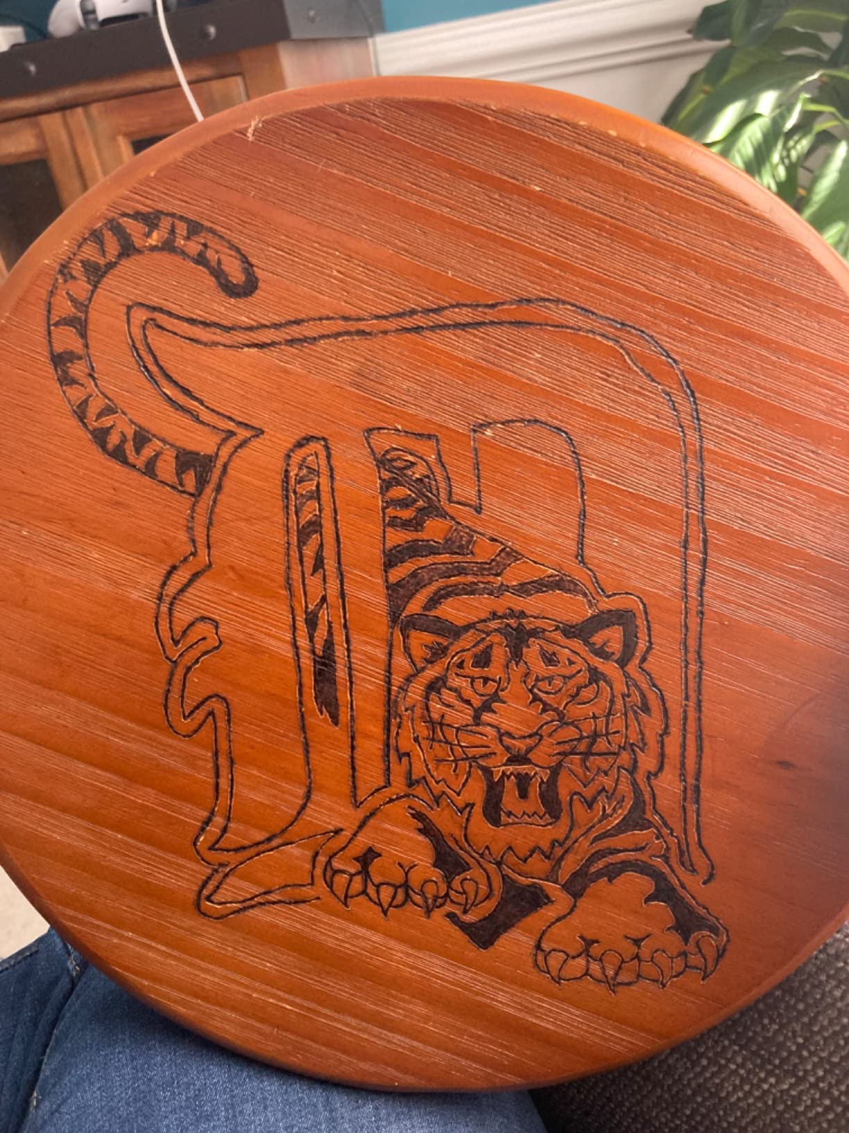 YIHUA 930-IV Pyrography Wood Burning Pen Kit Adjustable Temperature, Power Switch, Heat Deflector, Rubber Grip with 10 Pyrography Tips, 2 Wood Pieces, Flip-Up Pen Stand, for Woodburning DIY Crafts customer photo 1