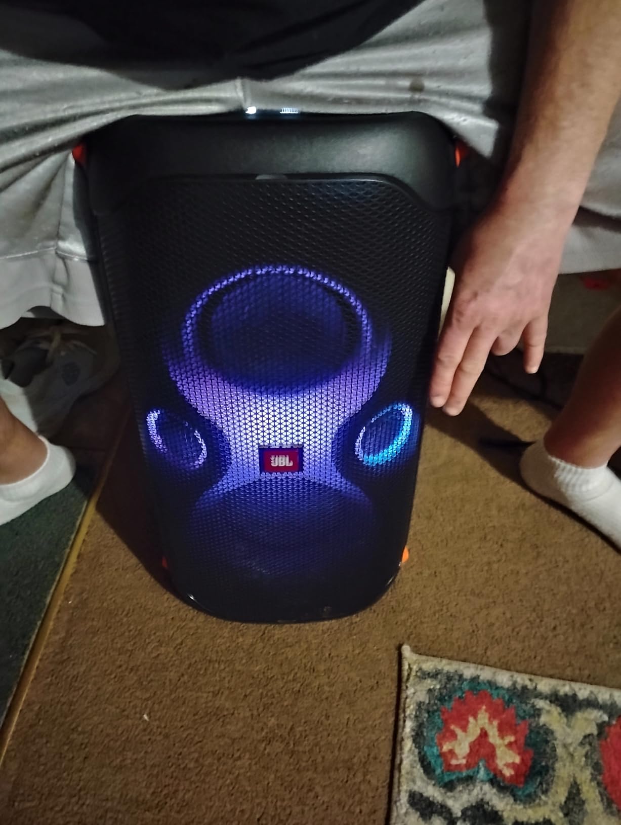 JBL PartyBox 110 - Portable Party Speaker with Built-in Lights, Powerful Sound and deep bass customer photo 1