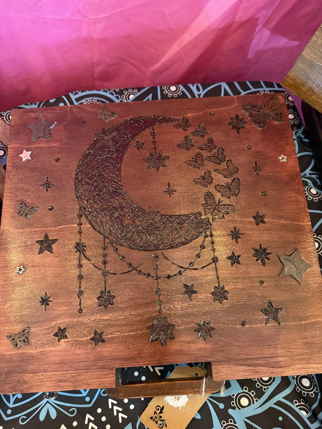 YIHUA 939D-II Pyrography Pen Wood Burning Kit Station 2-in-1 Solid-Point 200~480C (with Temp Display)/Wire-Nib 250~750C with 20 Nibs, Solid Points, 1 Stable Pen Holder, 2 Scrap Wood (Green) customer photo 1