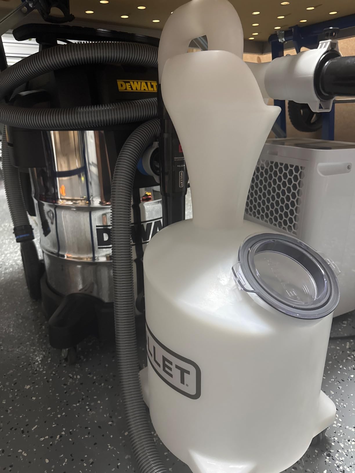 Mullet High-Speed Cyclone Dust Collector for Shop Vacuum - Sawdust Separator, Dust Collectors for Woodworking, Garage, Hobbyist Debris Extraction customer photo 1