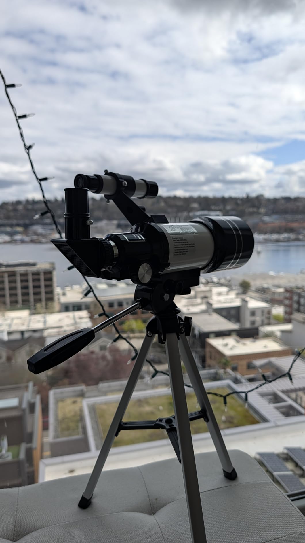 Telescope for Adults & Kids, 70mm Aperture Refractor (15X-150X) Portable Travel Telescope with Phone Adapter & Wireless Remote, Astronomy Beginners Gifts, Black customer photo 1