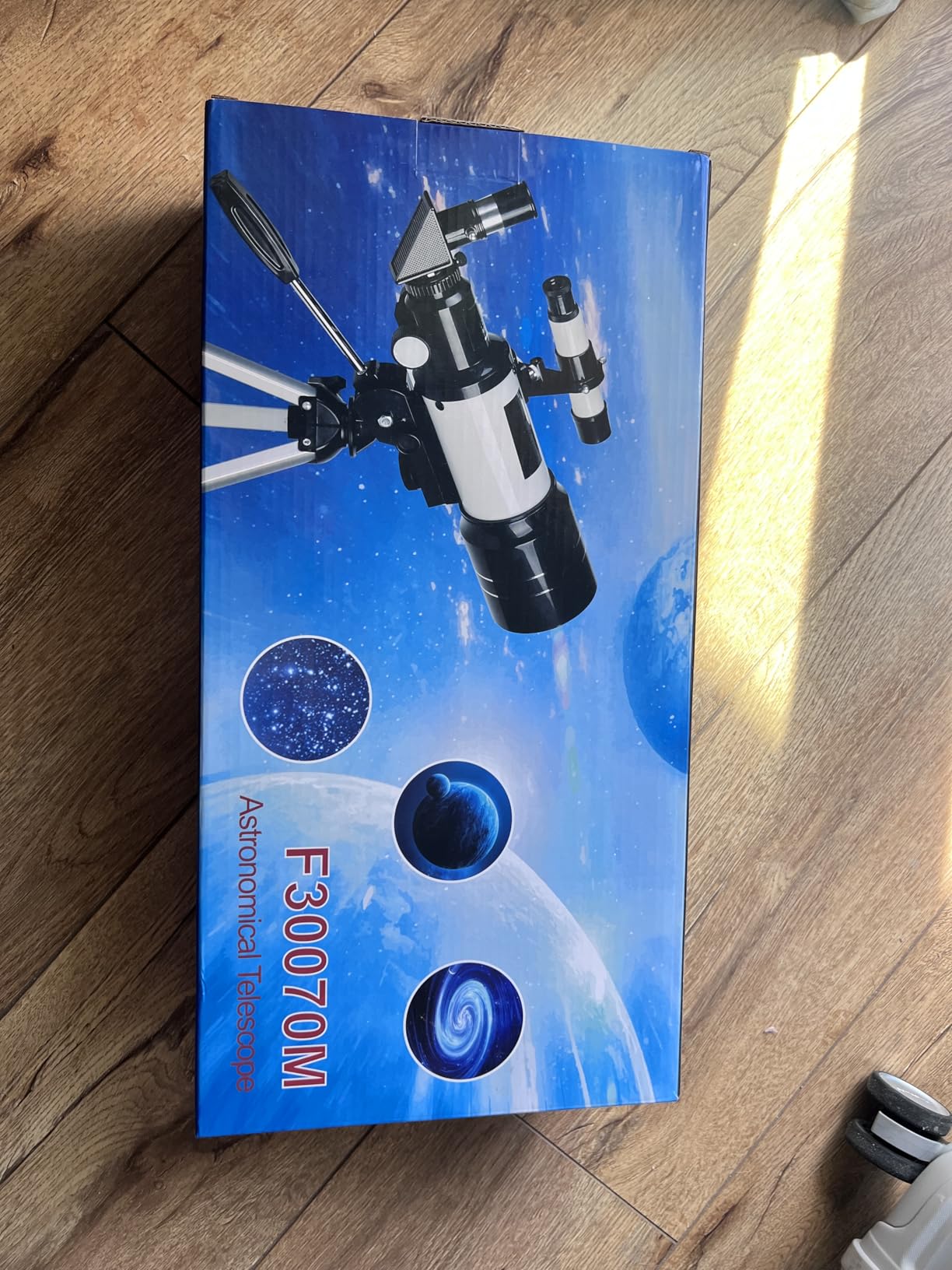 Telescope for Adults & Kids, 70mm Aperture Refractor (15X-150X) Portable Travel Telescope with Phone Adapter & Wireless Remote, Astronomy Beginners Gifts, Black customer photo 2