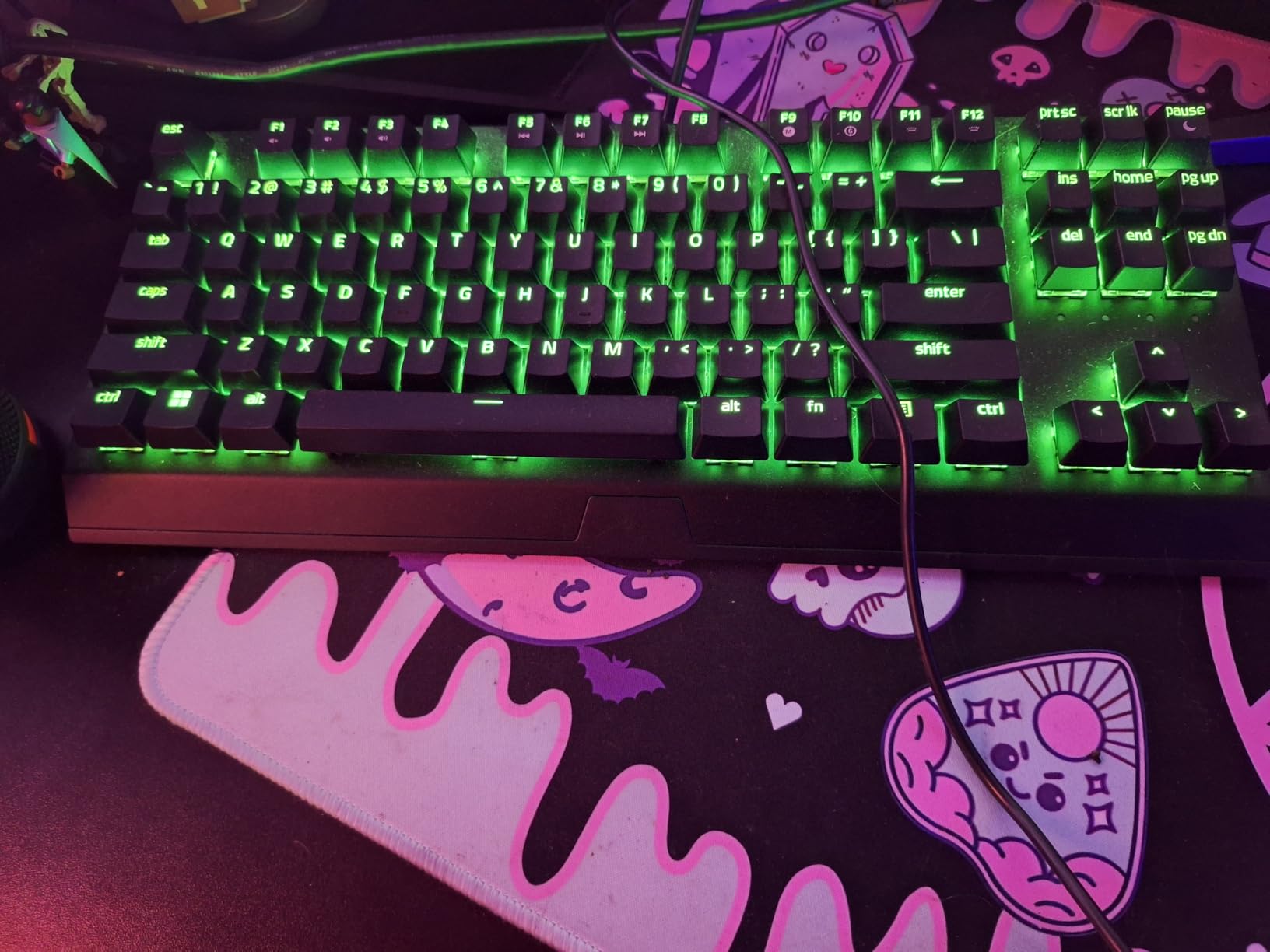 Razer BlackWidow V3 TKL Mechanical Gaming Keyboard - Yellow Mechanical Switches Linear & Silent, Chroma RGB, Compact Form Factor, Programmable Macros, Snap Tap customer photo 1