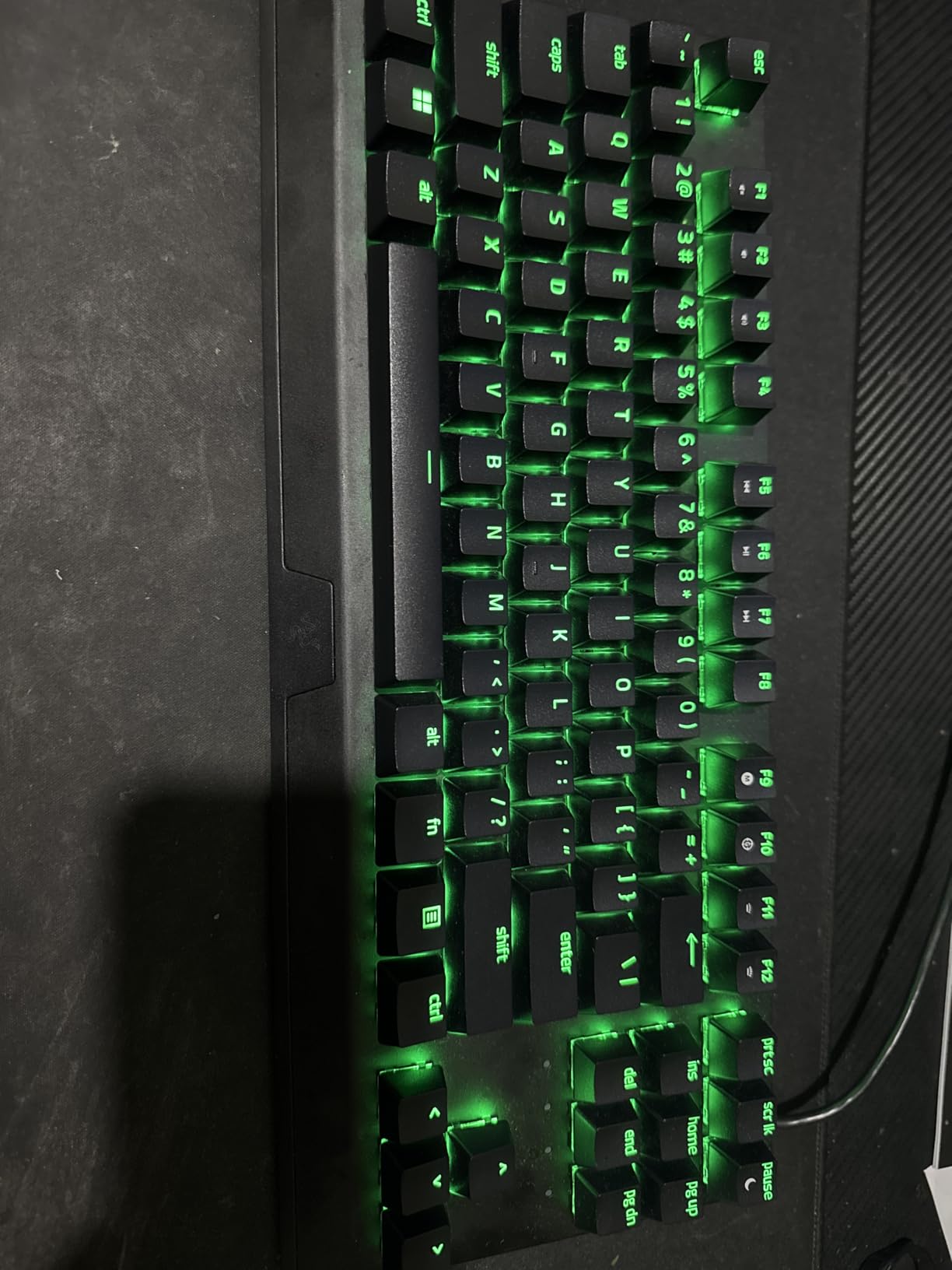 Razer BlackWidow V3 TKL Mechanical Gaming Keyboard - Yellow Mechanical Switches Linear & Silent, Chroma RGB, Compact Form Factor, Programmable Macros, Snap Tap customer photo 2