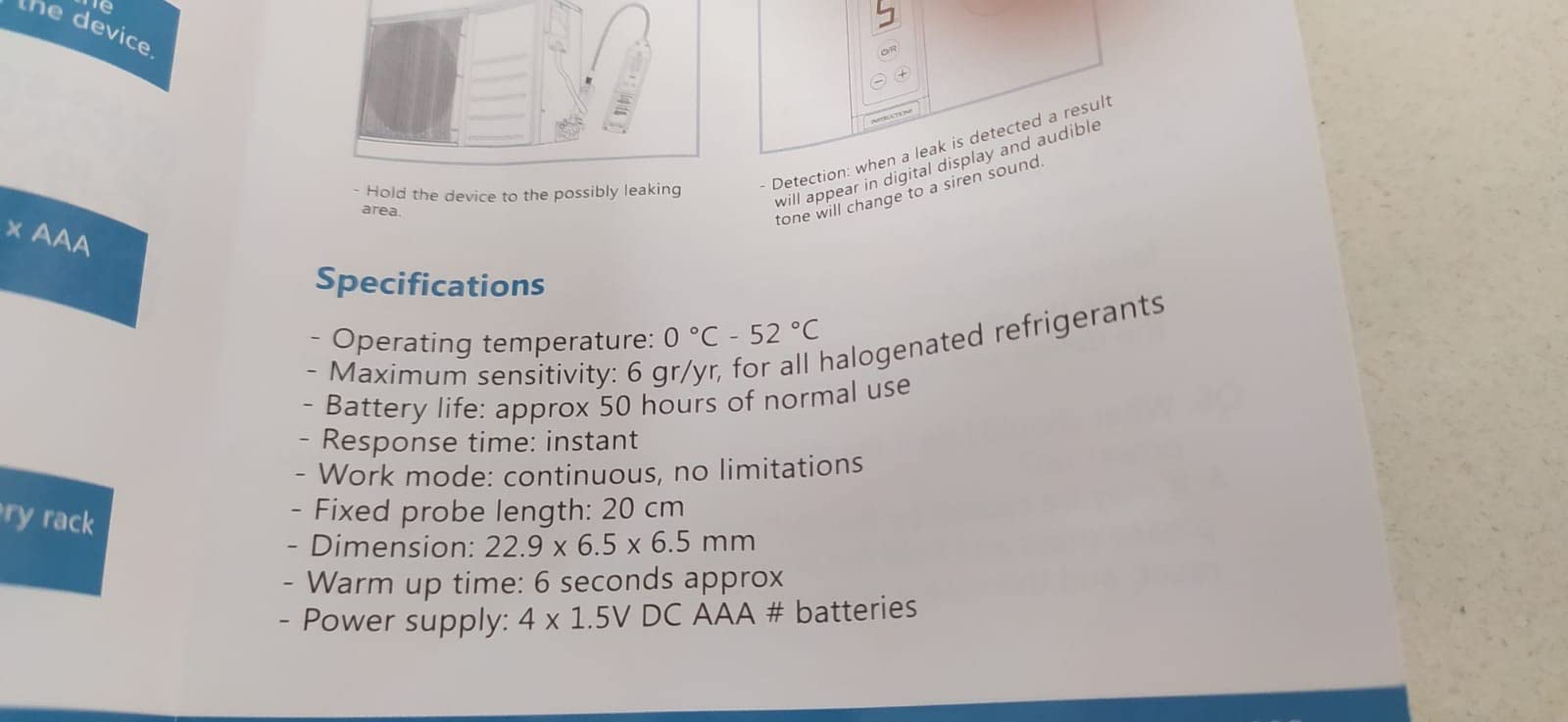 WJL-6000PRO Refrigerant Leak Detector, Freon Leak Detector with UV & LED Light, Car AC Leak Detector Kit for HVAC & Auto, 0.14 oz/yr Sensitivity for R134a R22 R410A CFC Automotive Gas Finder customer photo 1