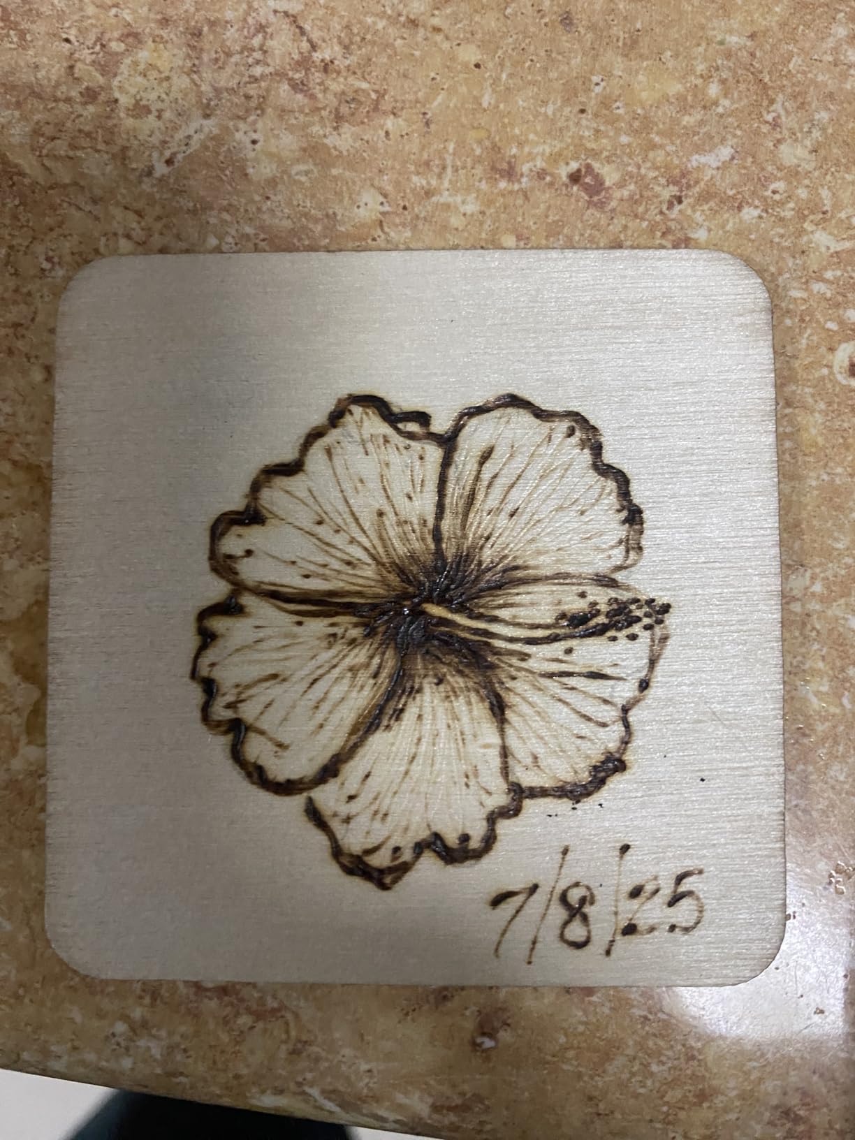 WEP 939-II Pyrography Station Wood Burning Kit 32-IN-1 with 20 Wood Burner Tips Comfort Pen with 2 Letter Number Stencils, 2 Unfinished Wood, 1 Pen Holder Woodburning Tools customer photo 2