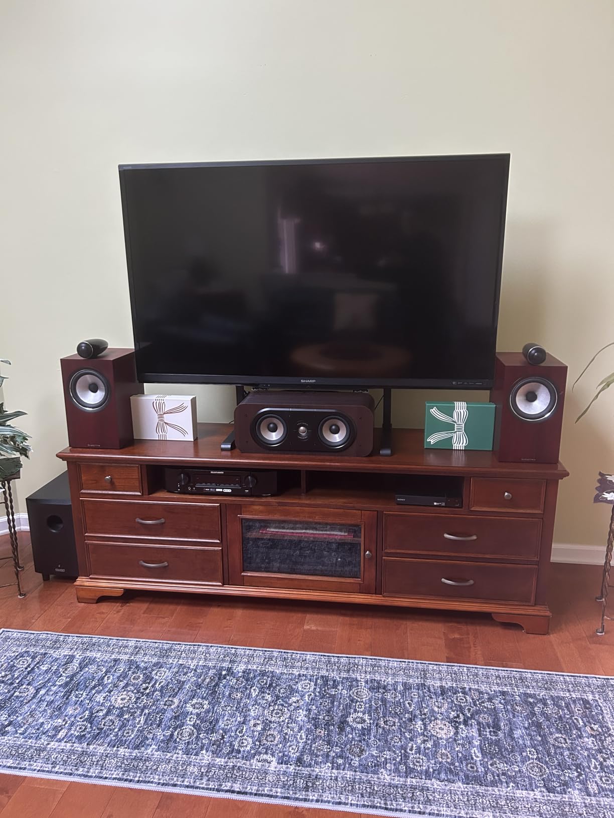 Polk Signature Elite ES30 Center Channel Speaker, Home Theater Speakers, Hi-Res Audio Certified, Dolby Atmos & DTS:X Compatible, 1