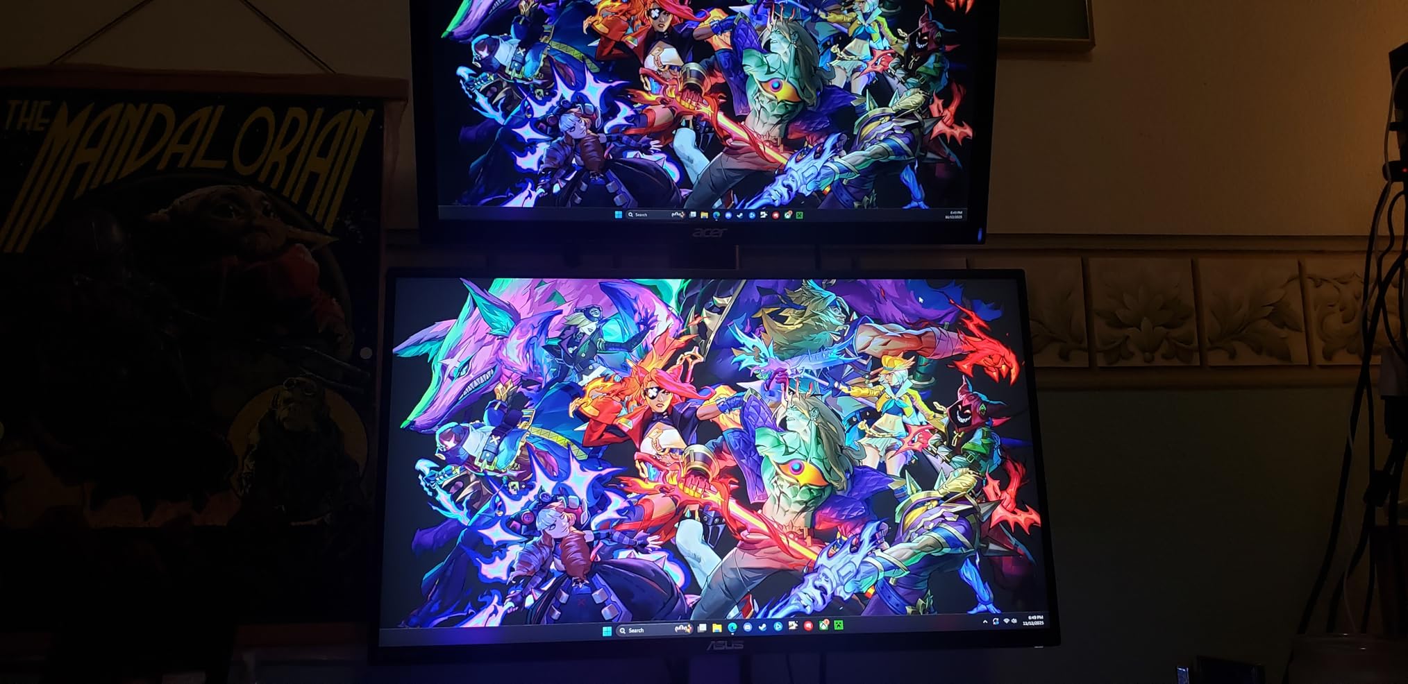 ASUS TUF Gaming 27 Inch Gaming Monitor - Full HD, 1080P, 165Hz (Supports 144Hz), 1ms, Extreme Low Motion Blur, FreeSync Premium, Shadow Boost, Eye Care, HDMI, DisplayPort, Tilt Adjustable - VG277Q1A customer photo 1