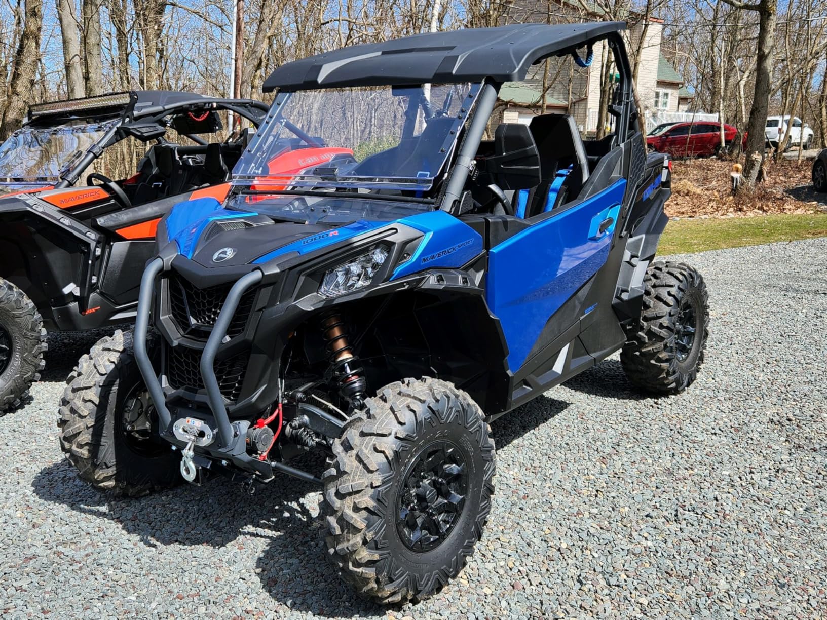 KIWI MASTER Hard Roof Top for 2021-2026 Can-Am Commander, 2018-2026 Can-Am Maverick Sport/Trail Accessories Black customer photo 1