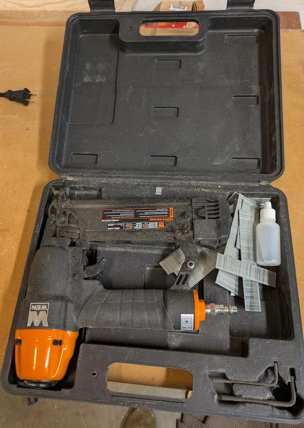 WEN 18-Gauge 3/8-Inch to 2-Inch Pneumatic Brad Nailer Kit with Case and Nails - Compatible with Any Air Compressor (61723K) customer photo 1