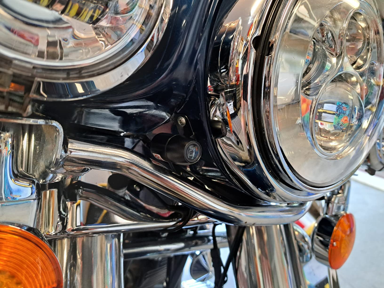 VSYSTO D6WL Motorcycle Dash Cam Front and Rear Dual 1080P Waterproof Cameras with WiFi App Control G-Sensor Loop Recording 256GB Support customer photo 2