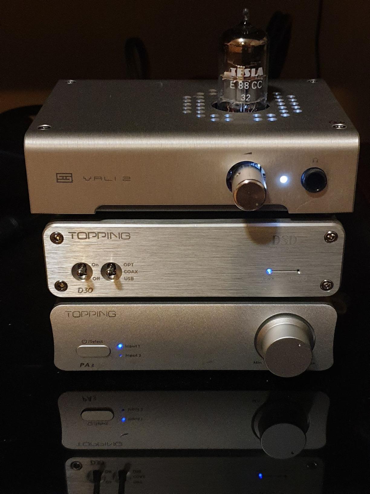 Topping PA3S Power Amplifier MA120702 x 2 Class D Fully Balanced Single Ended AMP 80W x 2 RCA TRS Stereo Home Audio Amplifier (Black) customer photo 2
