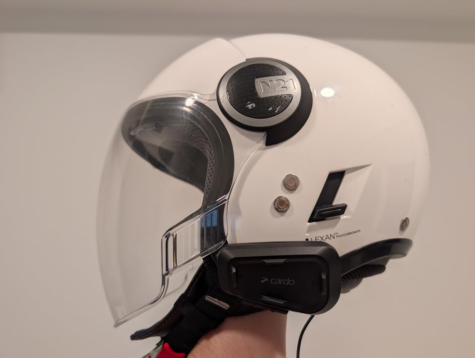 Cardo Systems Spirit Motorcycle Bluetooth Communication Headset - Black, Dual Pack customer photo 2