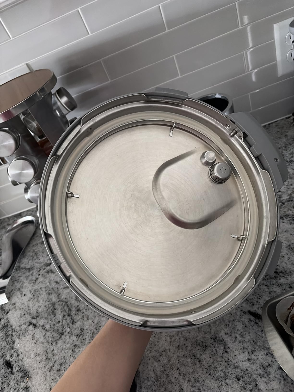 Instant Pot 8-Quart Whisper Quiet 9-in-1 Electric Pressure Cooker, Slow Rice Cooker, Steamer, Sauté, Yogurt Maker, Warmer & Sterilizer, App With Over 800 Recipes, Stainless Steel, Duo Plus customer photo 1