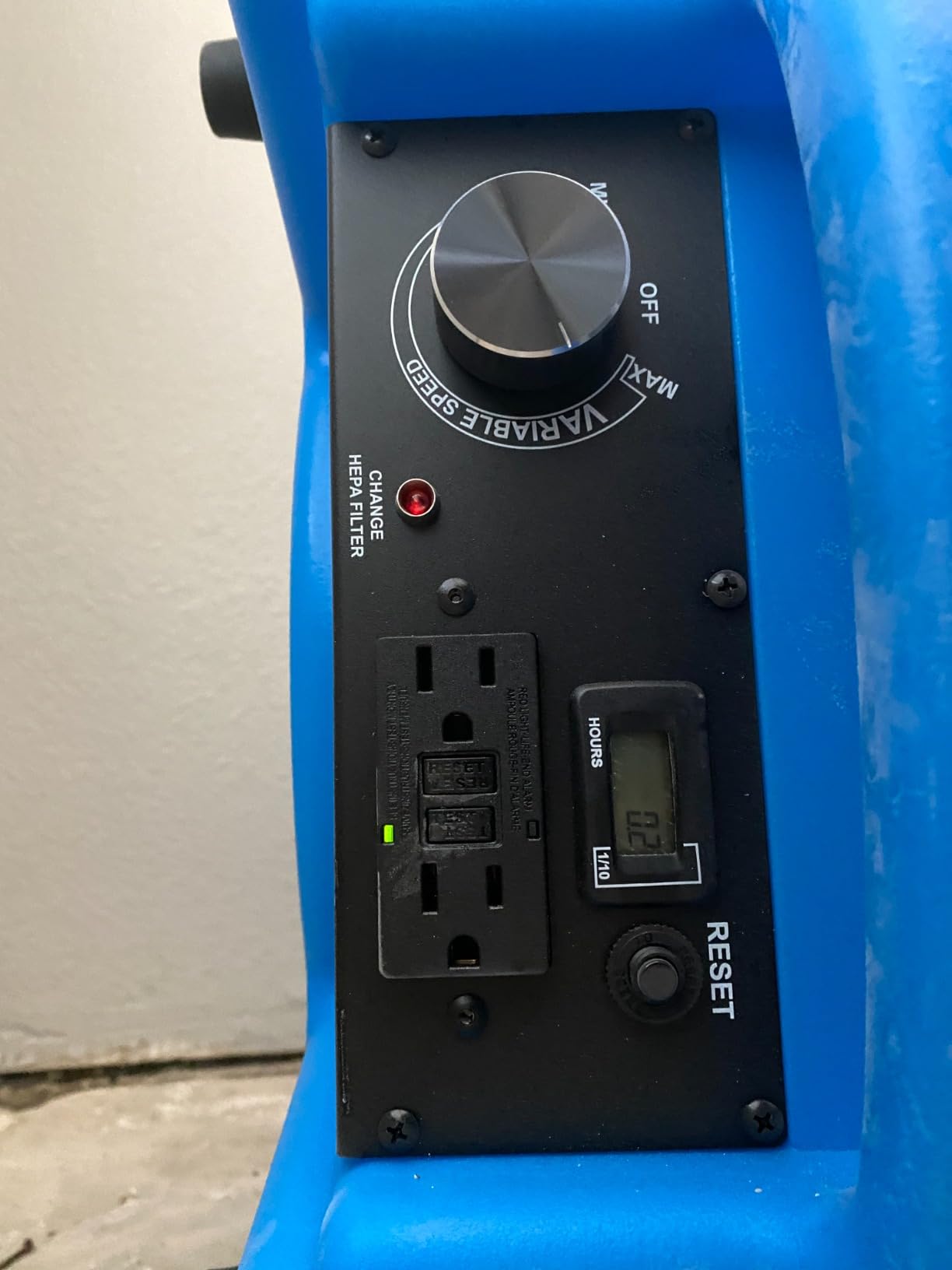 CADPXS Shield-550 Negative Machine Airbourne Cleaner HEPA Scrubber Water Damage Restoration Equipment Air Purifier, Air Scrubbers Grey customer photo 2