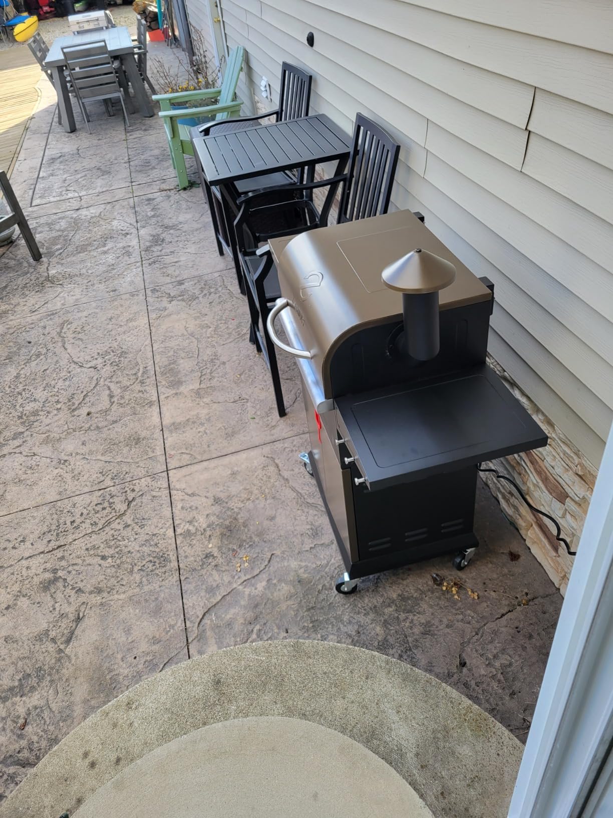 Z GRILLS Wood Pellet Grill Smoker with PID Controller, 8-in-1 Master Sear BBQ Grill, Auto Temperature Control, Huge Storage Cabinet Side Shelf with Tool Hooks, 572 sq in Cooking Area for Outdoor, 600D customer photo 2