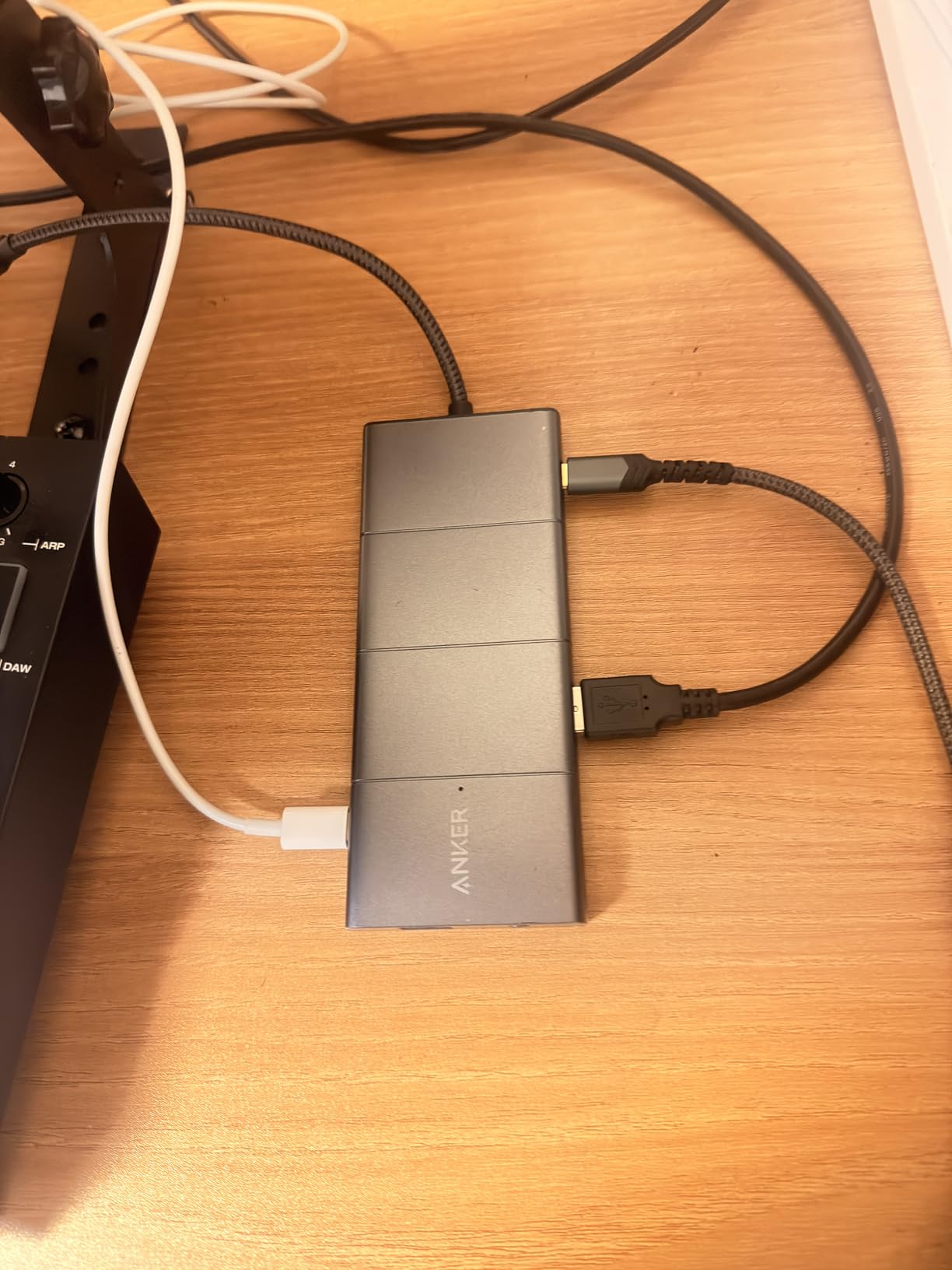 Anker USB C Hub, 11-in-1 Docking Station Dual Monitor, 10 Gbps USB-C and USB-A Data Ports, 4K HDMI and DisplayPort, 85W Power Delivery, 2 Data Ports, Ethernet, for XPS customer photo 1