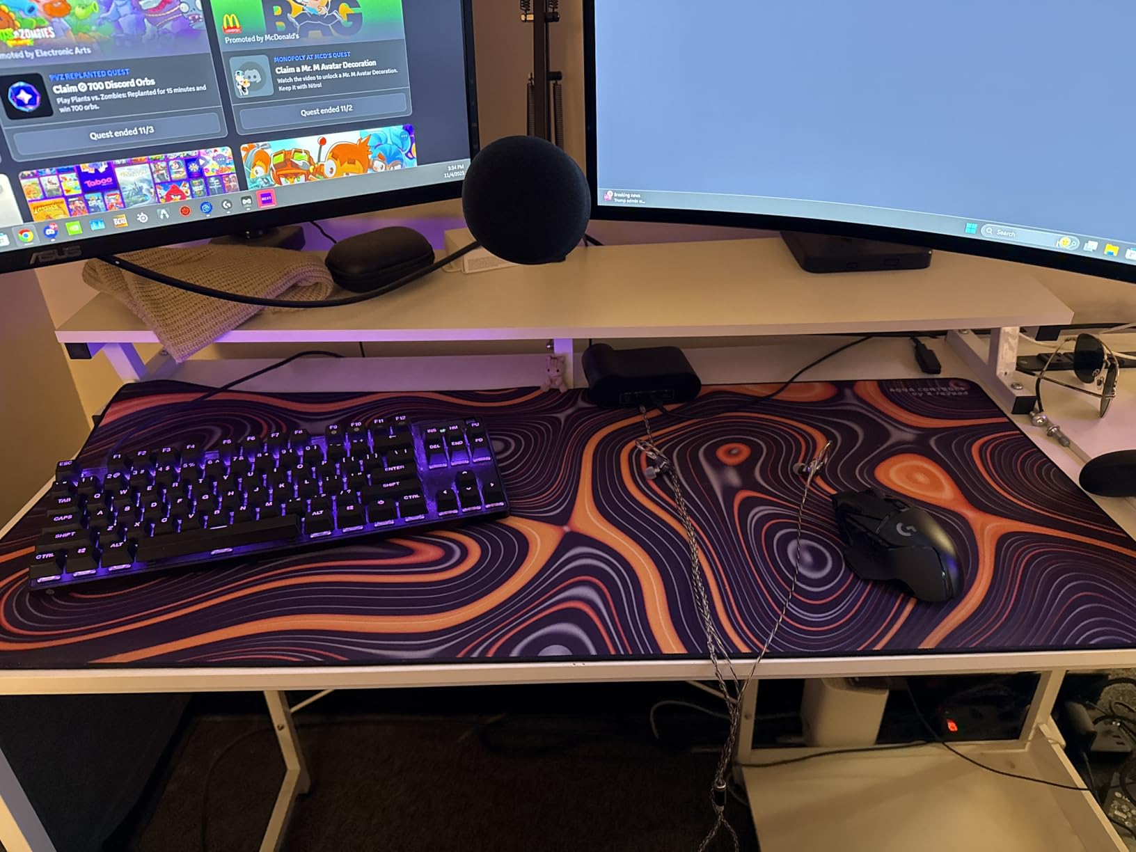 X-Raypad Aqua Control Plus ROB Gaming Mouse Pad, Ultra-High Precision Mouse Pad with Perfect Speed and Control Capability, Consistent X and Y Glide, Designed for Fps Players with Low DPI Requirements customer photo 1