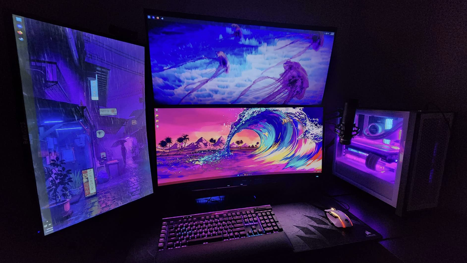 Ergotron LX Vertical Stacking Dual Monitor Arm, VESA Desk Mount for 2 Monitors Up to 40 Inches, 7 to 22 lbs Each Tall Pole, Matte Black customer photo 1