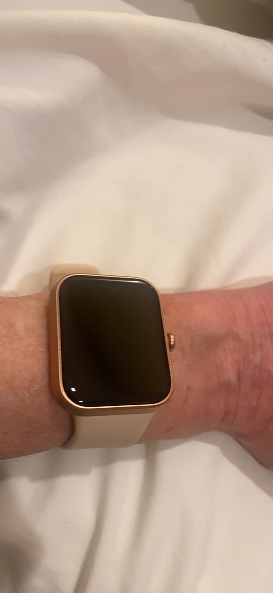 SKG Smart Watch for Women, Fitness Tracker with 5ATM Swimming Waterproof, Sleep Monitor, 1.7'' Touch Screen Smartwatch Fitness Watch for Android-iPhone iOS,V7 Pink customer photo 2