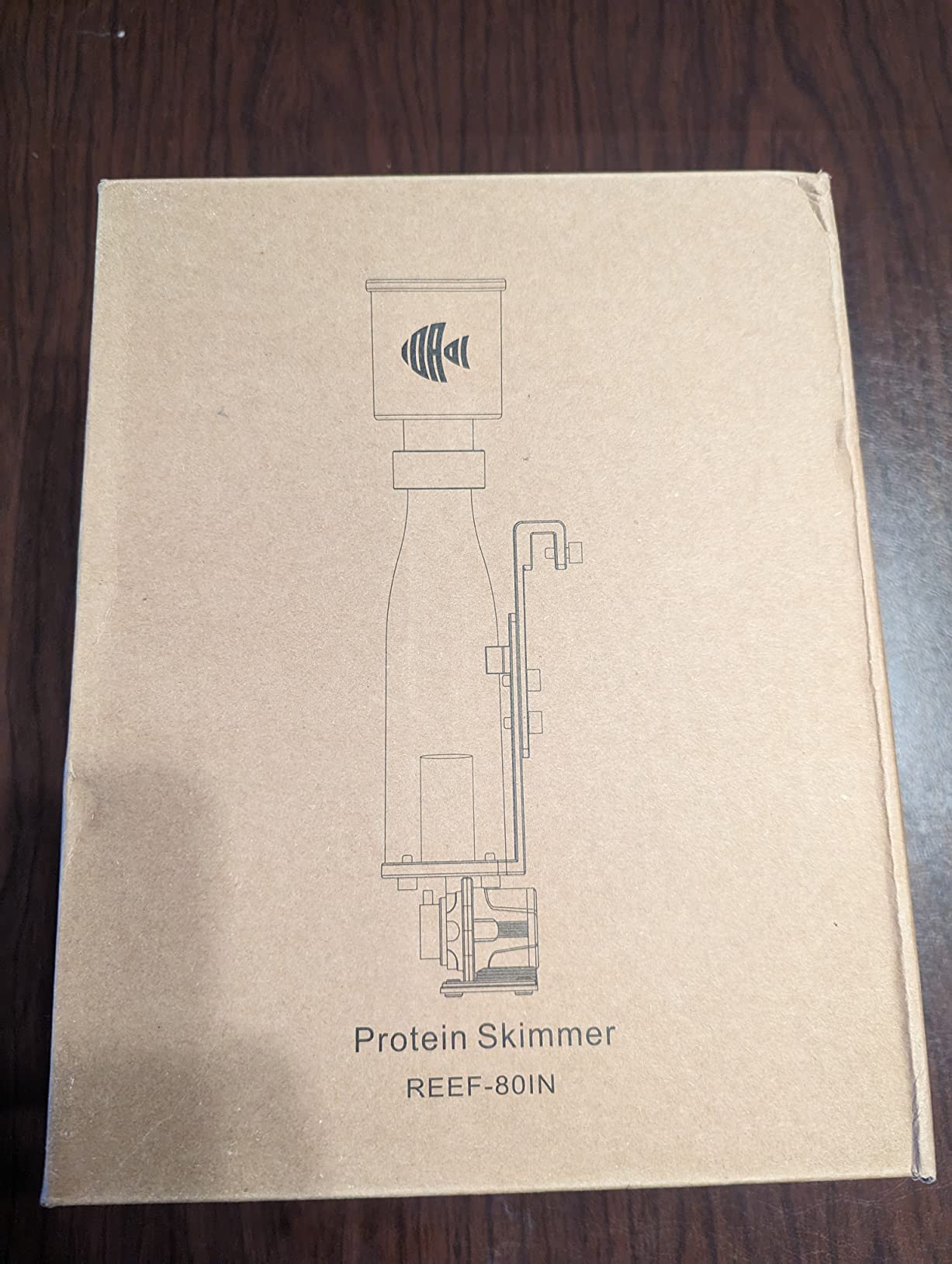Protein Skimmers for Saltwater Aquariums, Hang On Protein Skimmer for Fish Tanks up to 80 Gallons, DC Pinwheel Pump with Controller customer photo 1