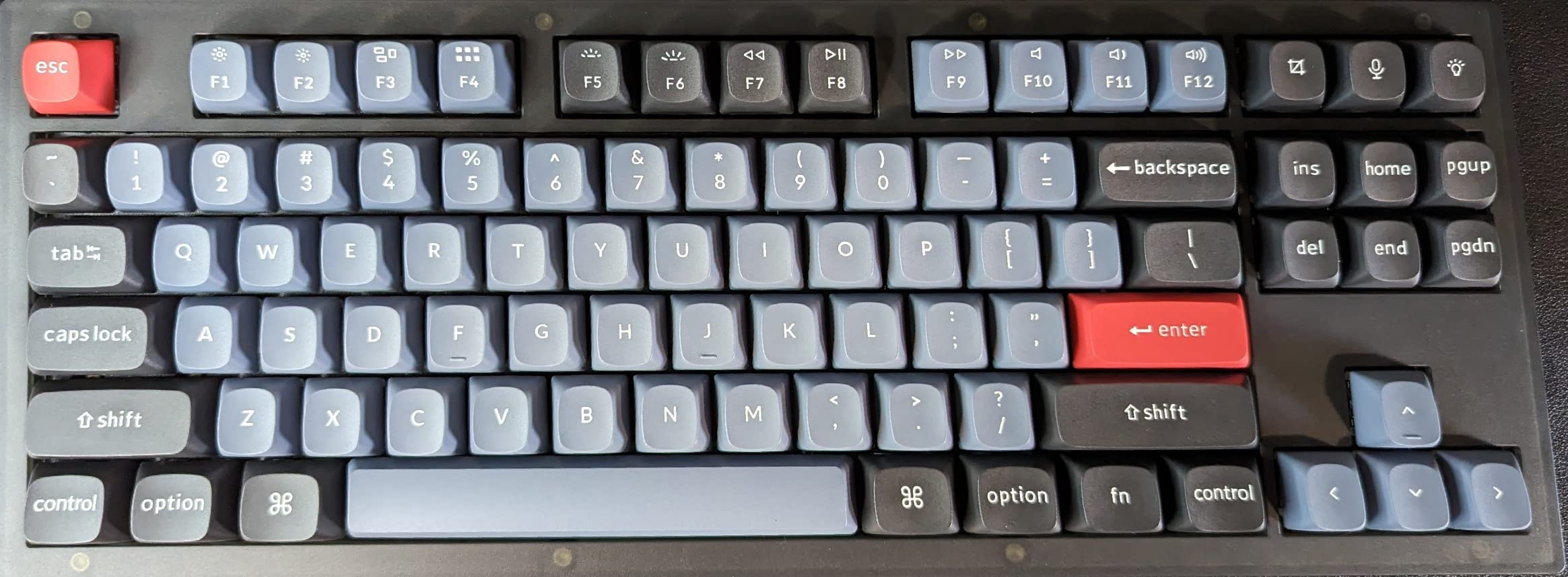 Keychron V3 Wired Custom Mechanical Keyboard, TKL Tenkeyless QMK/VIA Programmable Macro with Hot-swappable Keychron K Pro Brown Switch Compatible with Mac Windows Linux (Frosted Black-Translucent) customer photo 1