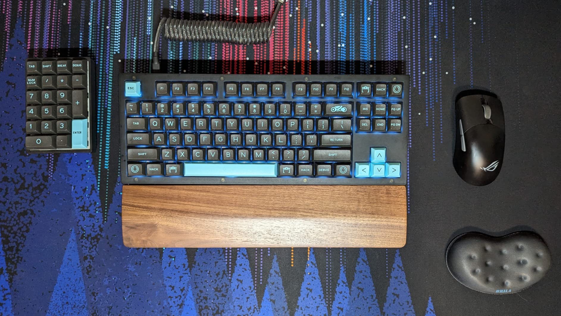 Keychron V3 Wired Custom Mechanical Keyboard, TKL Tenkeyless QMK/VIA Programmable Macro with Hot-swappable Keychron K Pro Brown Switch Compatible with Mac Windows Linux (Frosted Black-Translucent) customer photo 2