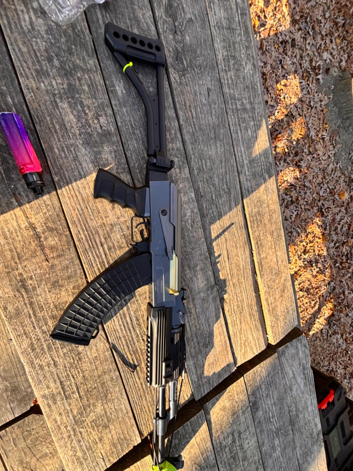 365 FPS DE Airsoft AK-47 AEG Rifle Side Folding Stock with Battery & Charger, Black customer photo 1