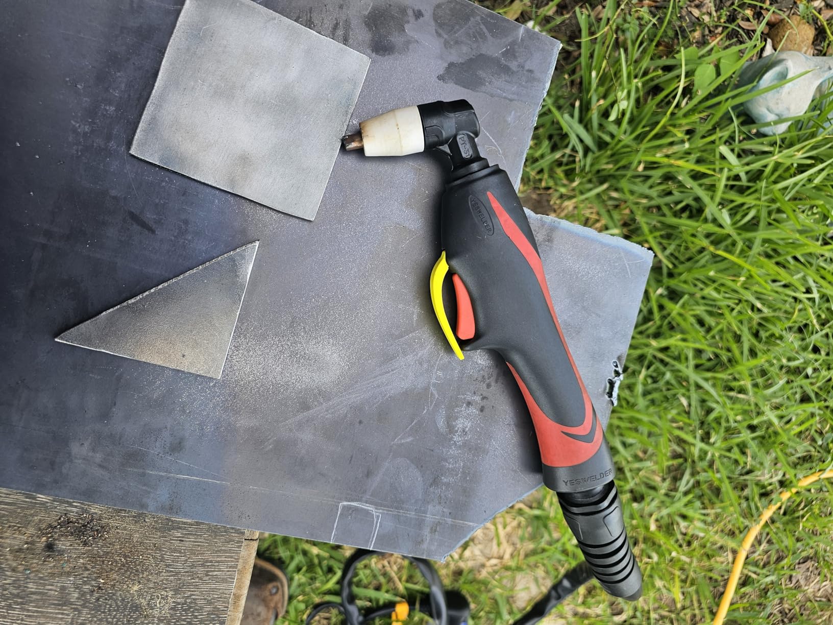 YESWELDER Plasma Cutter Welder Combo Gas MIG/Gasless MIG/Lift TIG/Stick/CUT 5 in 1 Welding Machine FIRSTESS MP200 Multi Process Welder customer photo 1