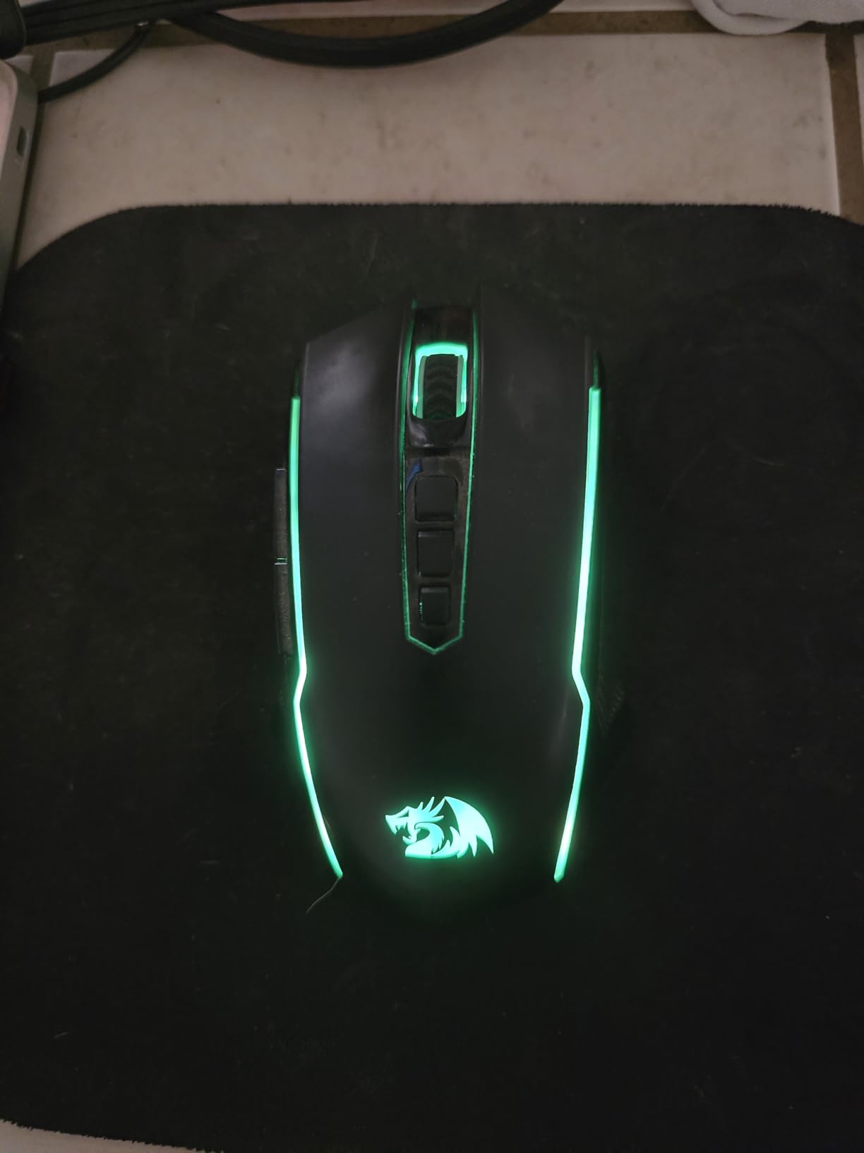 Redragon Gaming Mouse, Wireless Mouse Gaming with 8000 DPI, PC Gaming Mice with Fire Button, RGB Backlit Programmable Ergonomic Mouse Gamer, Rechargeable, 70Hrs for Windows, Mac Gamer, Black customer photo 2