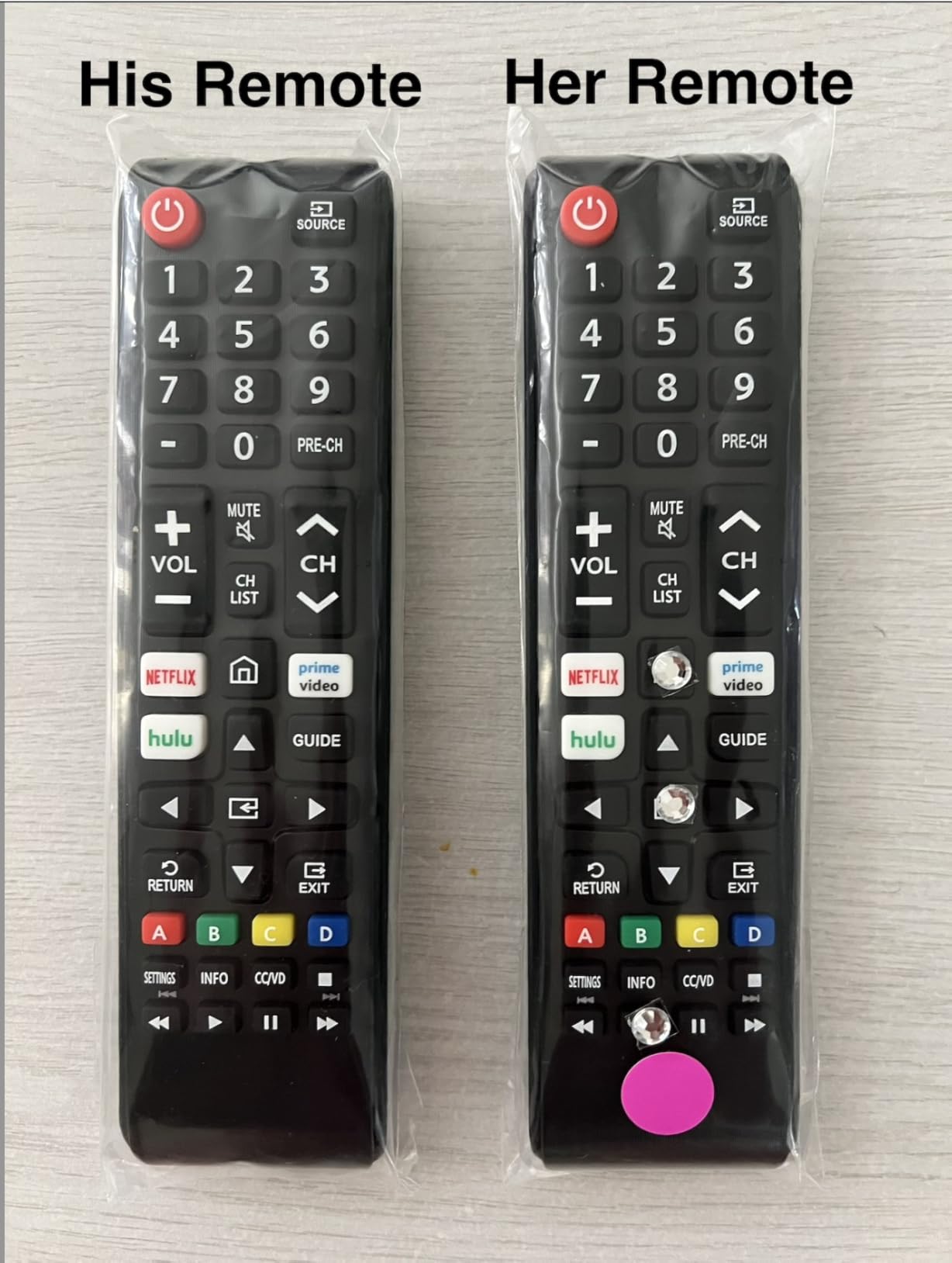 Pack of 2 New Universal Remote for All Samsung TV Remote, Replacement Compatible for All Samsung Smart TV, LED, LCD, HDTV, 3D, Series TV customer photo 2