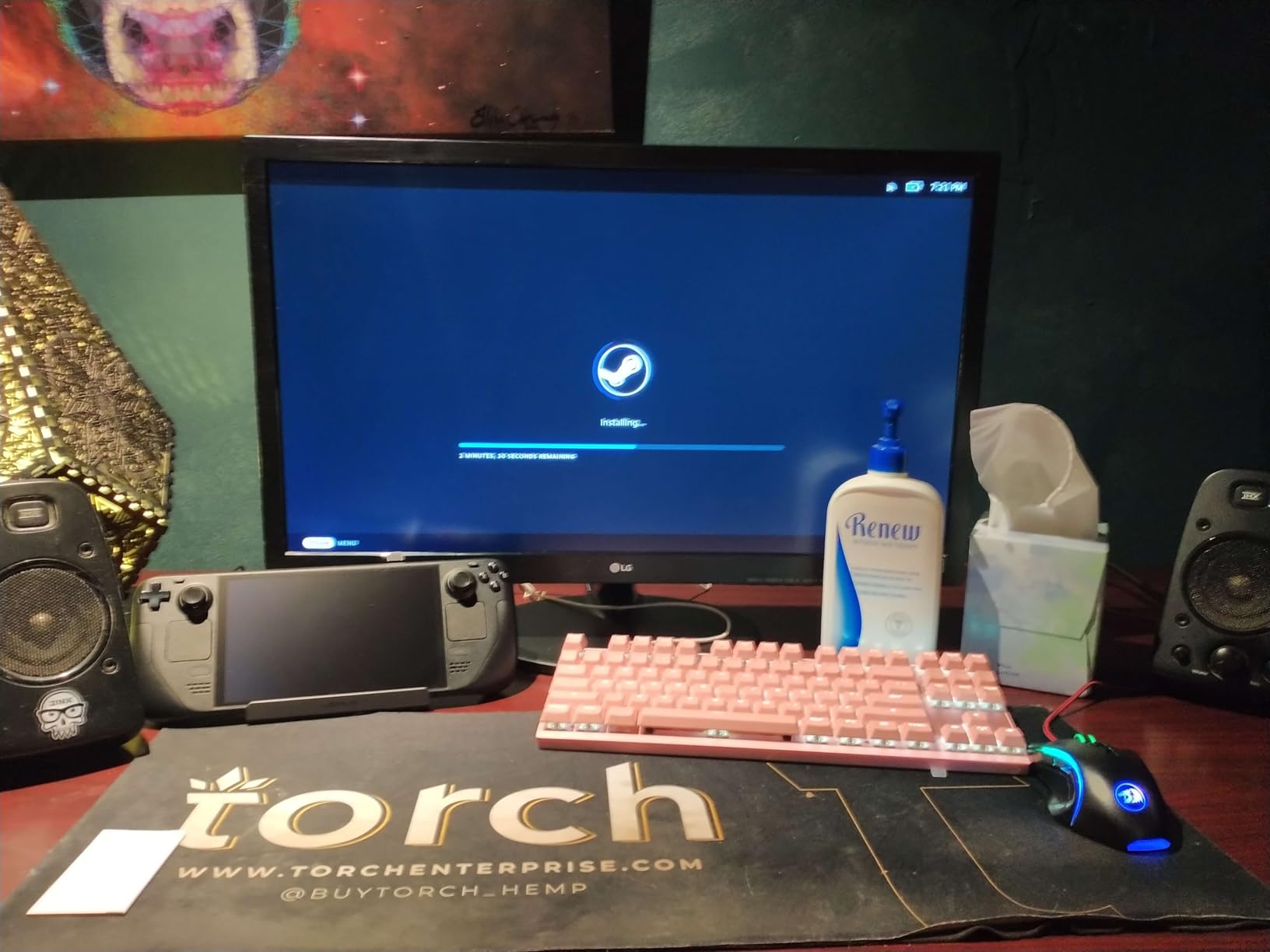 JSAUX Upgraded Docking Station 4K@120Hz for Steam Deck OLED/ROG Ally X/Legion Go (S)/MSi Claw, 6-in-1 Steam Deck Dock with HDMI 2.1, Gigabit Ethernet, 3 USB 3.0, 100W Charge for Steam Deck LCD-HB0603 customer photo 1