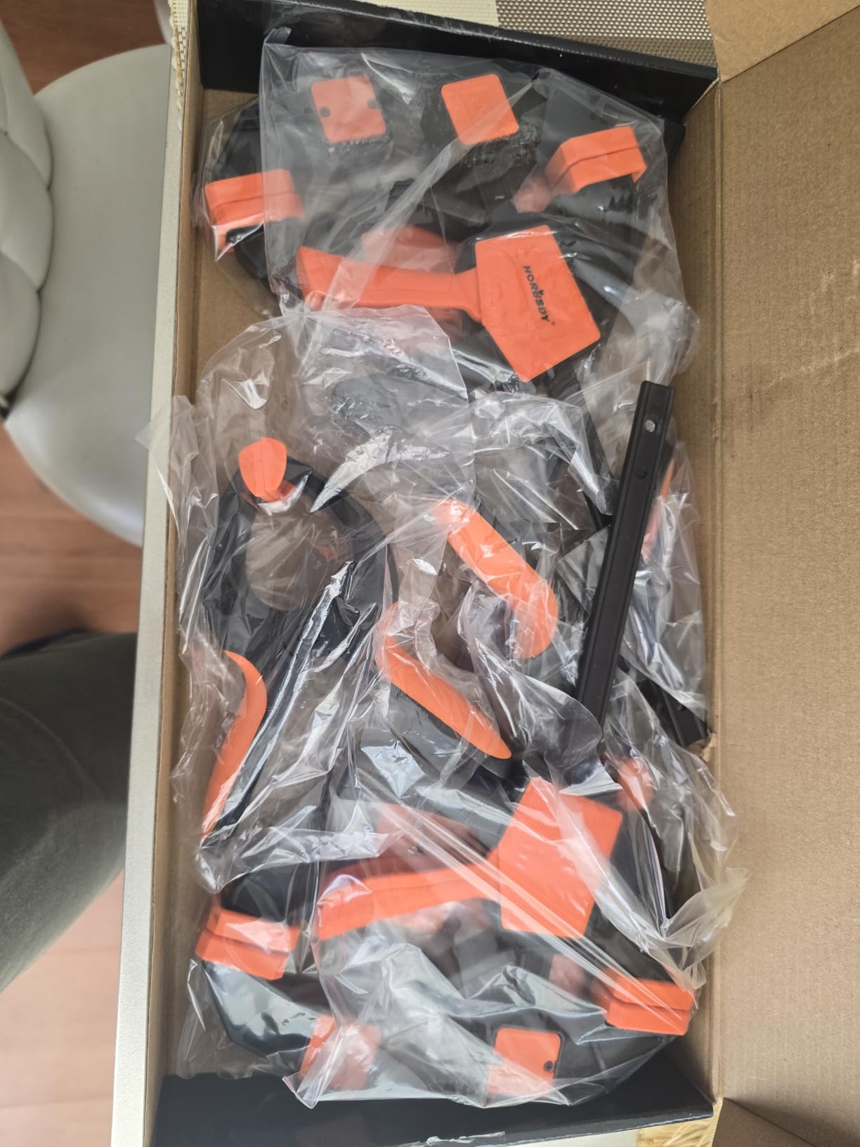 HORUSDY 6-Pack Wood Clamps for Woodworking, 12