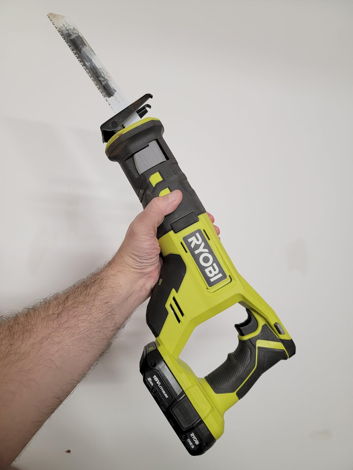 RYOBI ONE+ 18V Cordless Reciprocating Saw - 3,400 SPM Variable Speed, 1 in. Stroke Length, Tool Only (Battery Not Included) - PCL515B customer photo 2